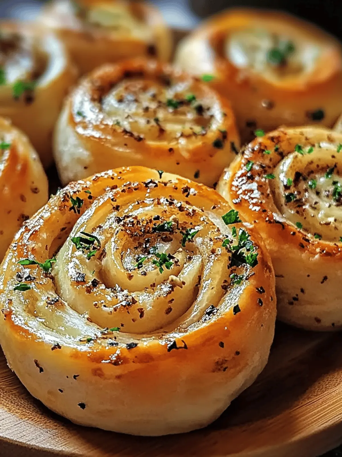 Irresistible Garlic Swirl Rolls: Your New Favorite Comfort Food 4 Garlic Swirl Rolls