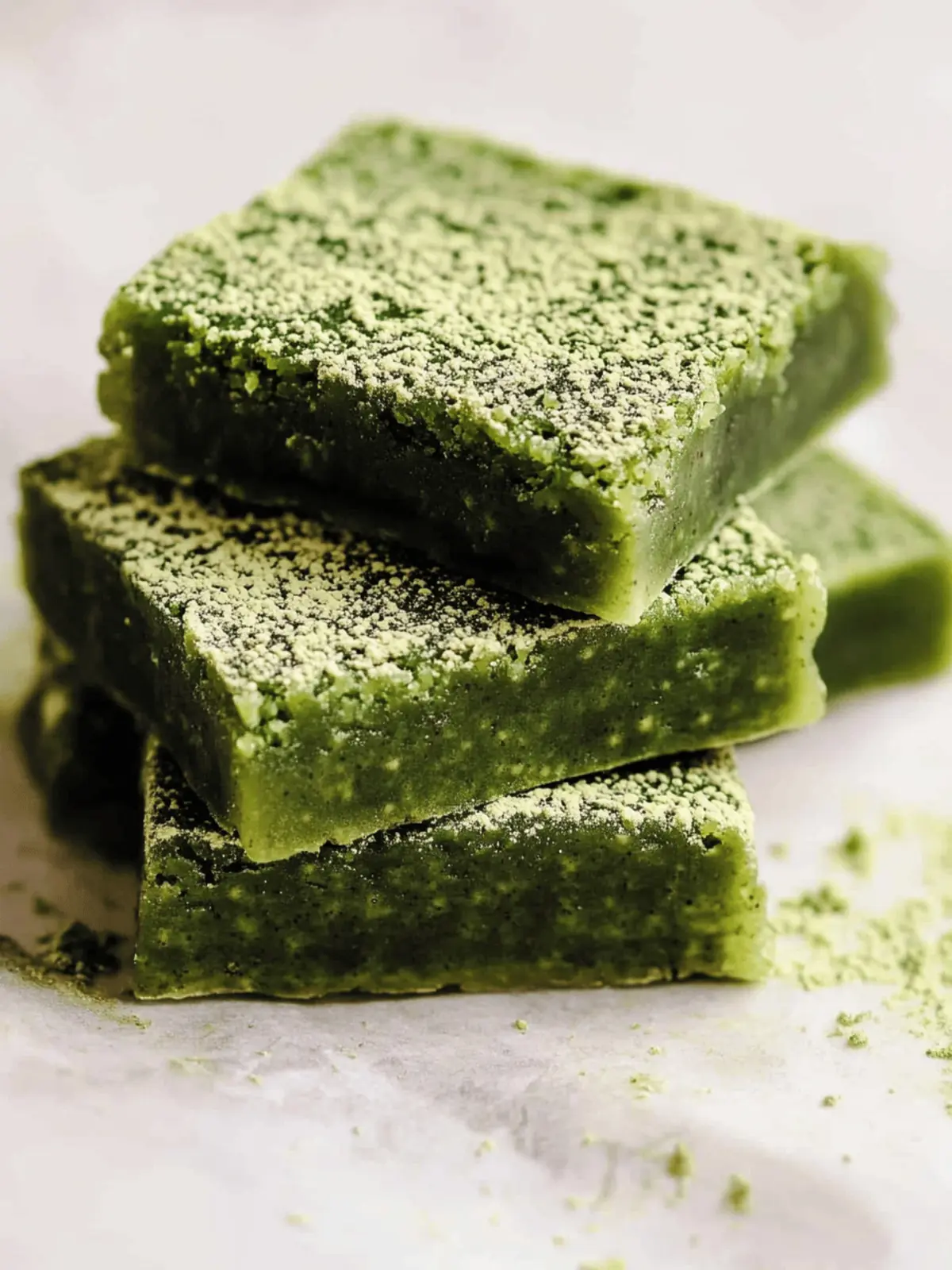 Irresistible Matcha Brownie Mochi That's Gluten-Free and Chewy 3 Matcha Brownie Mochi