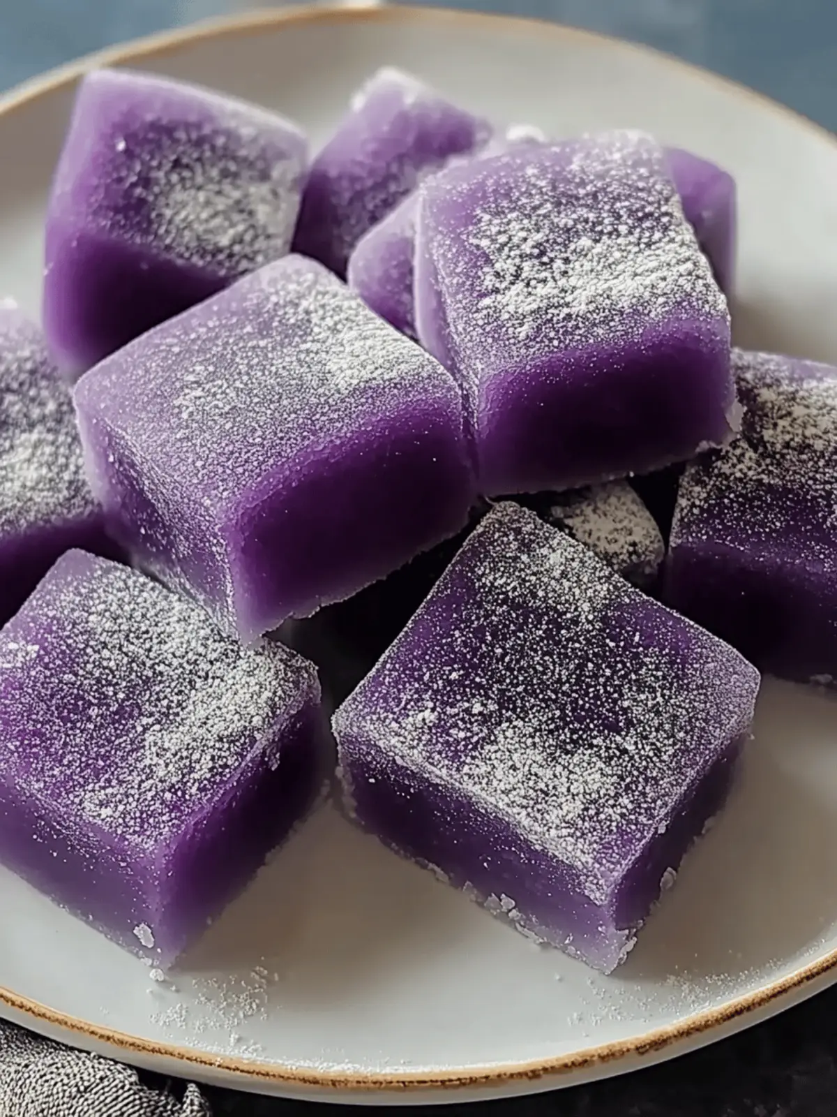 Hawaiian Butter Mochi with Ube: Chewy Bliss for Everyone 4 Hawaiian Butter Mochi with Ube: