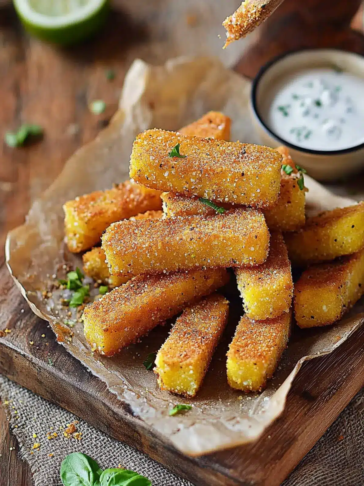Crispy Polenta Fries: Irresistibly Better Than Fast Food 2 Polenta Fries