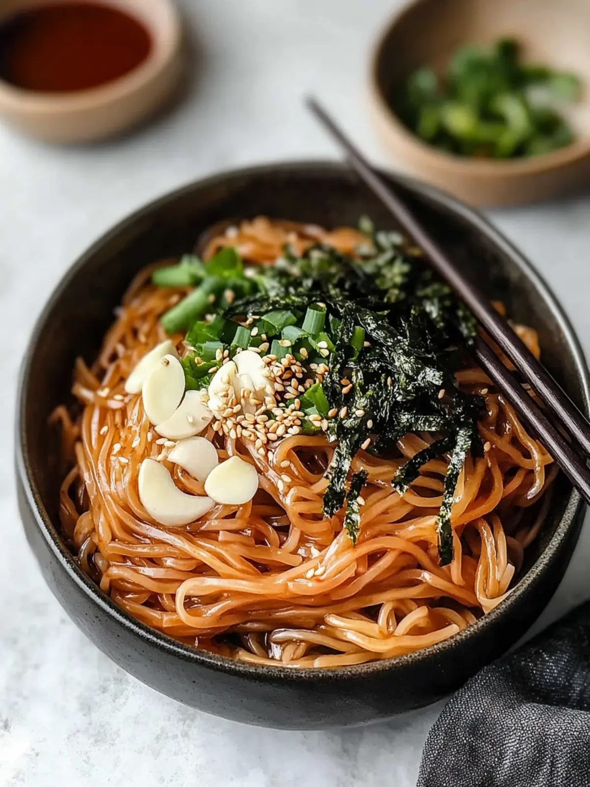 Delicious Korean Perilla Oil Noodles in Just 10 Minutes 4 Korean Perilla Oil Noodles