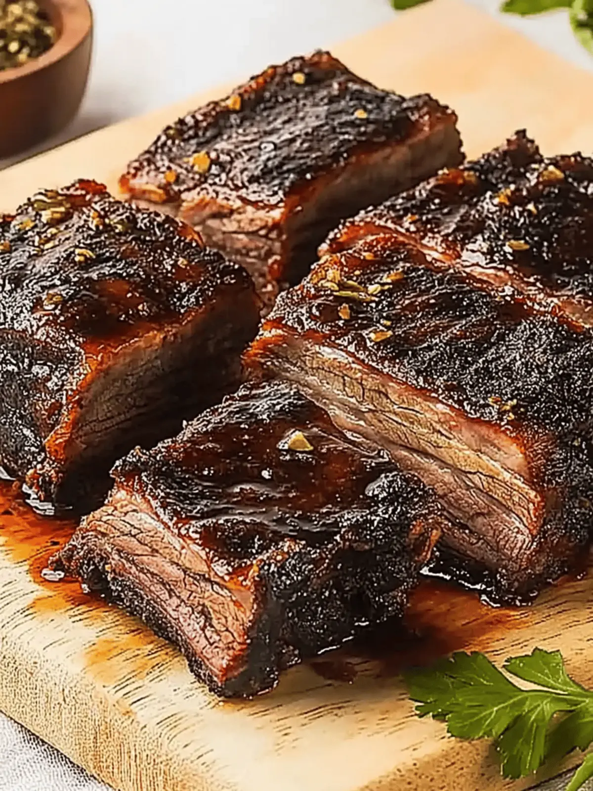 Smoked Beef Short Ribs: Melt-in-Your-Mouth BBQ Delight 4 Smoked Beef Short Ribs