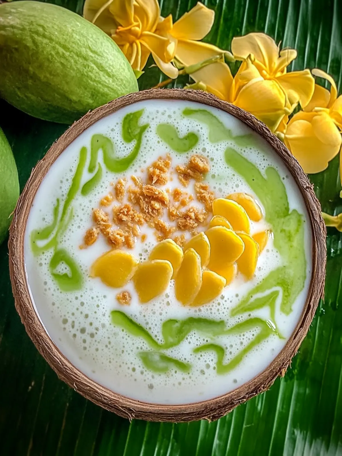 Thai Lod Chong Dessert: A Colorful Delight to Sweeten Your Day 2 Thai Lod Chong Dessert