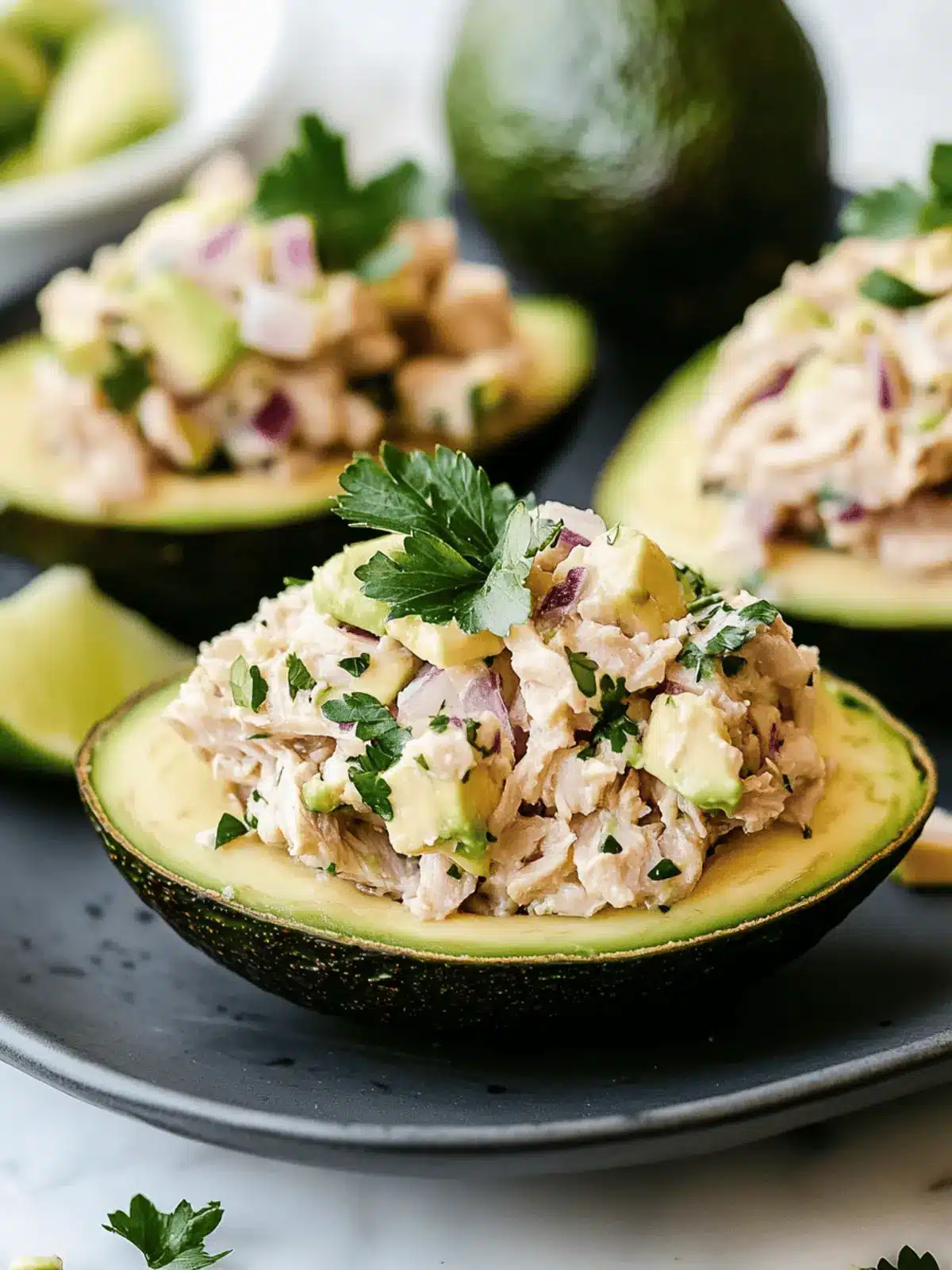Tuna Stuffed Avocados: A Fresh Twist for Your Taste Buds 3 Tuna Stuffed Avocados