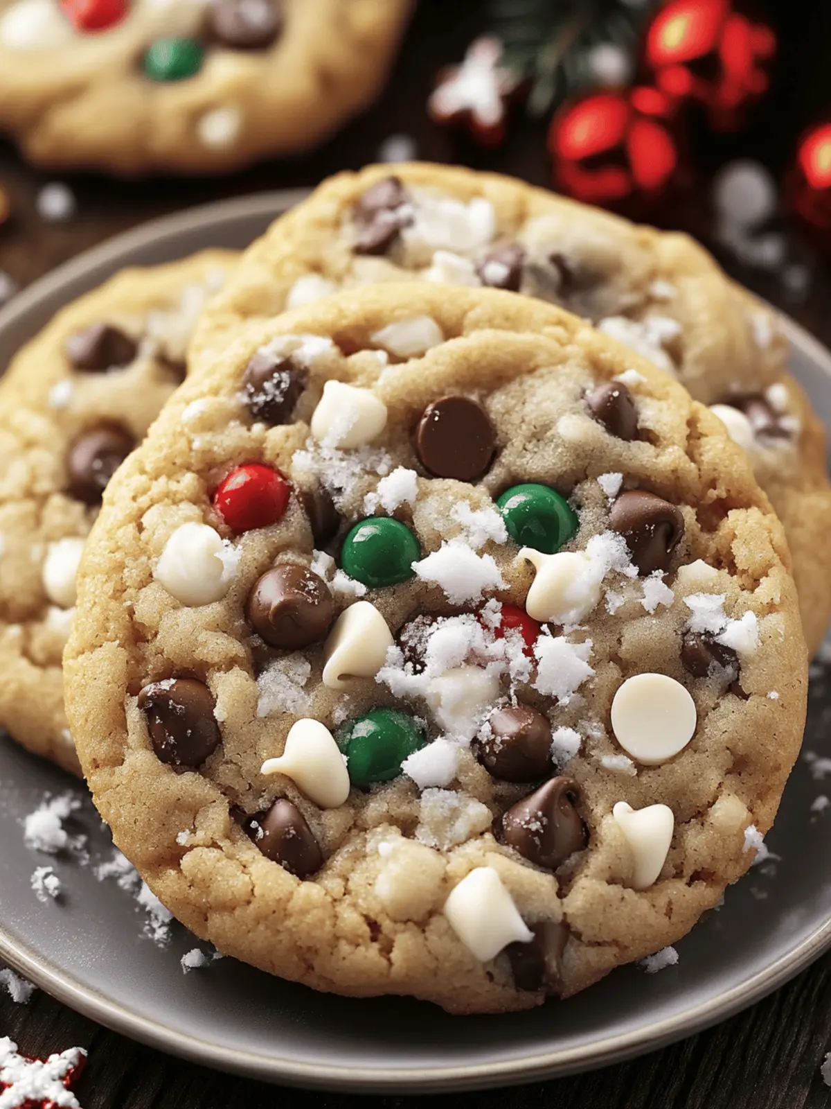 Winter Wonderland Chocolate Chip Cookies for Holiday Cheer 2 Winter Wonderland Chocolate Chip Cookies