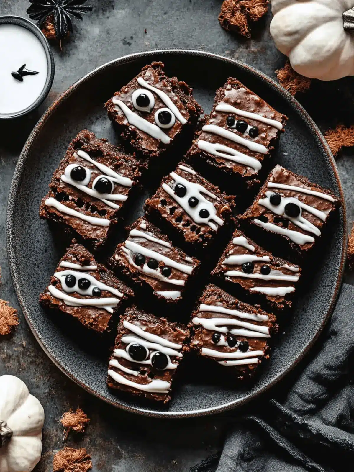 Mummy Halloween Brownies: A Festive Treat for All Ages 4 Mummy Halloween Brownies