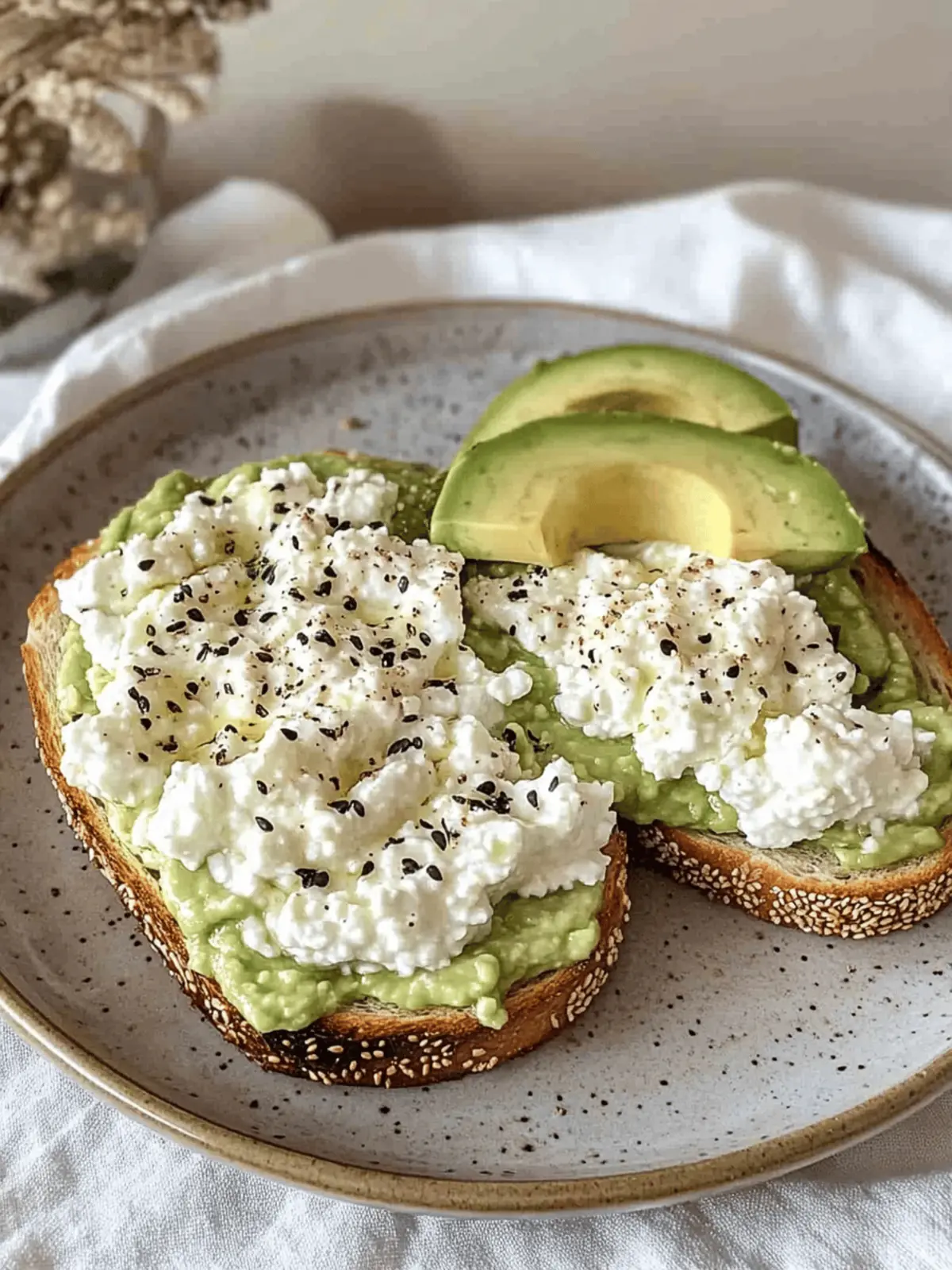 Cottage Cheese Avocado Toast for a Supercharged Morning 2 Cottage Cheese Avocado Toast