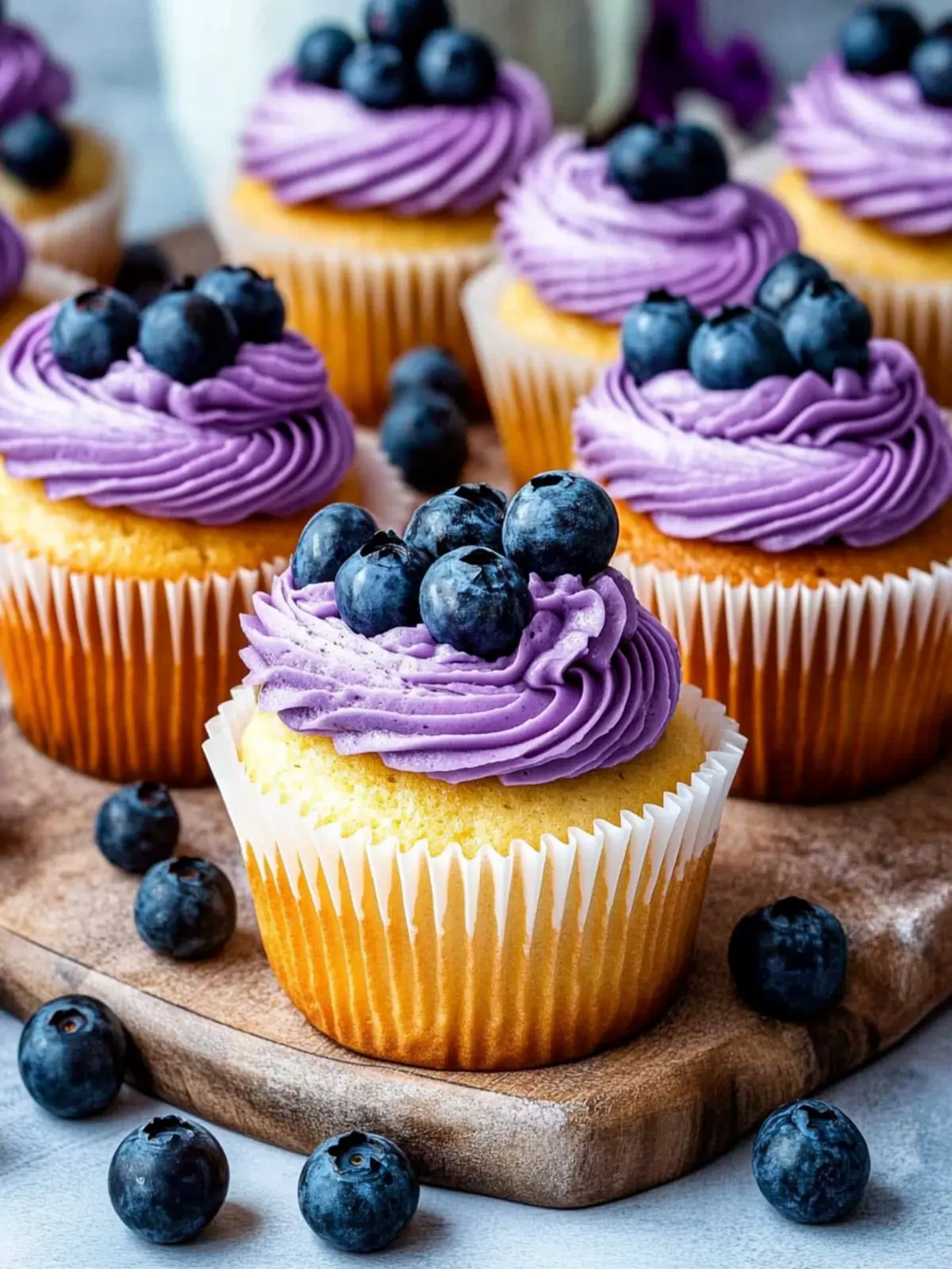 Delicious Blueberry Filled Cupcakes to Brighten Your Day 3 Blueberry Filled Cupcakes