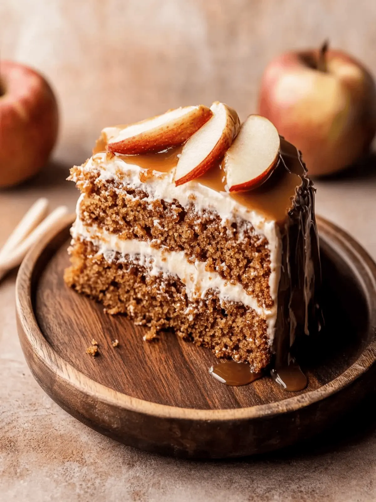 Deliciously Moist Caramel Apple Cake That Will Wow Everyone 3 Caramel Apple Cake
