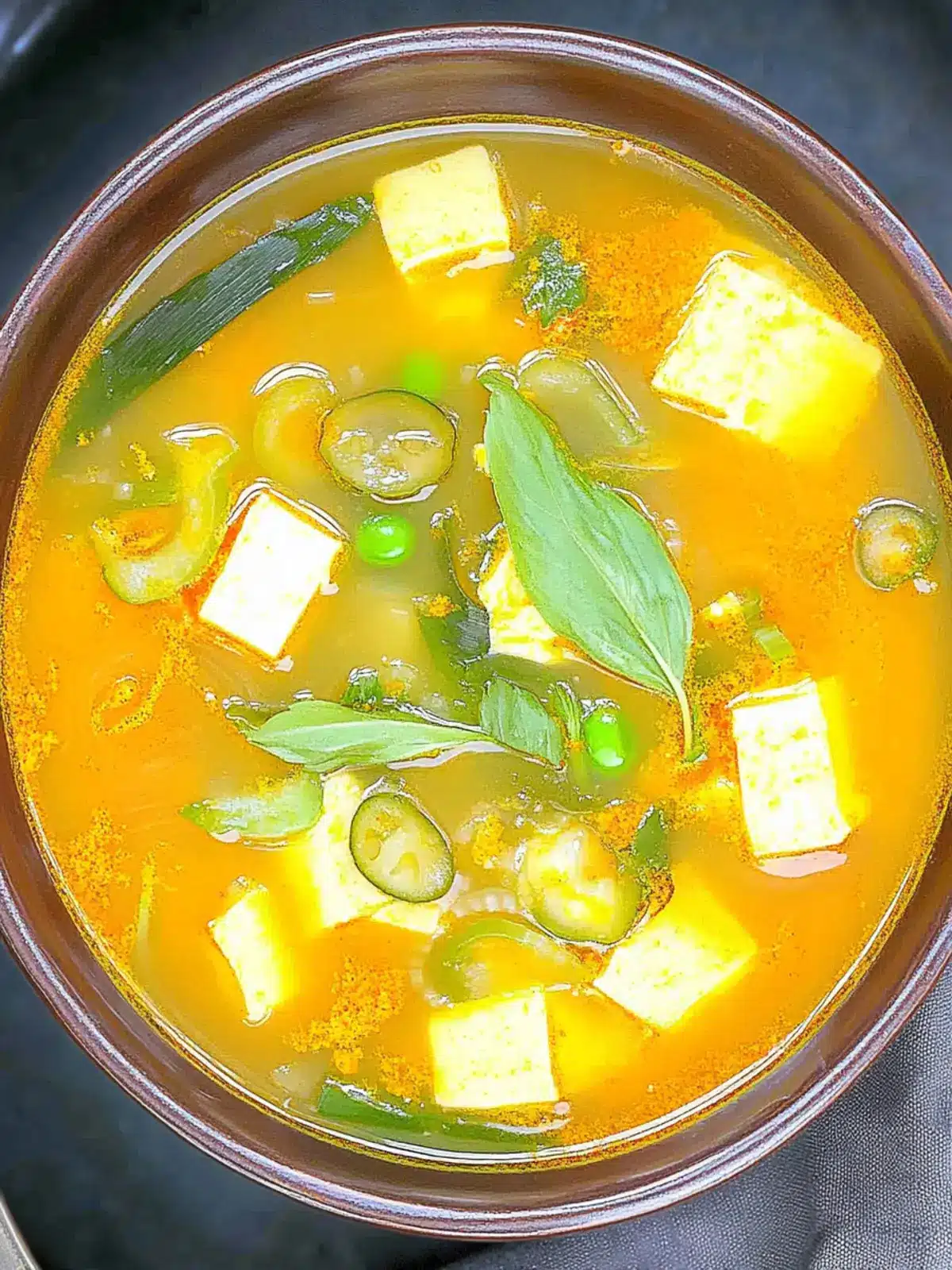 Miso Soup with Turmeric and Ginger for Cozy Feelings 3 Miso Soup with Turmeric and Ginger