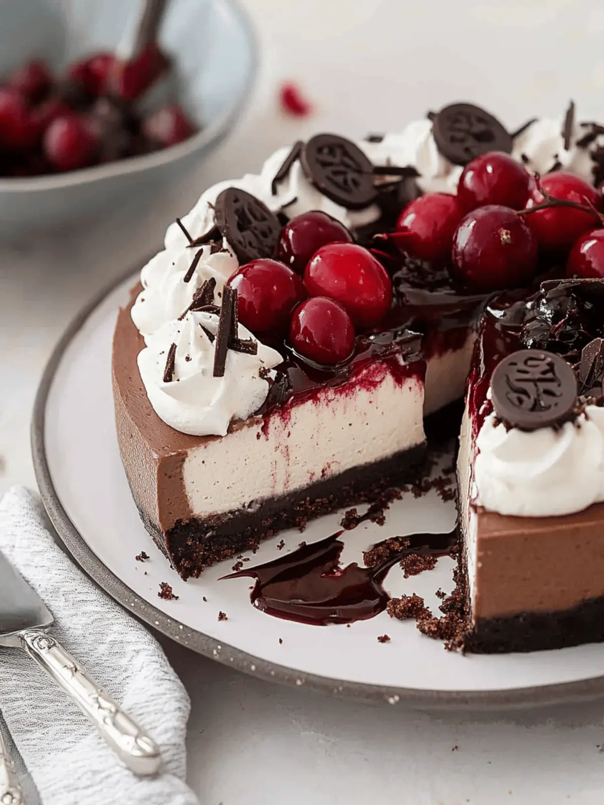 Decadent Black Forest Cheesecake You Can t Resist 2 Black Forest Cheesecake