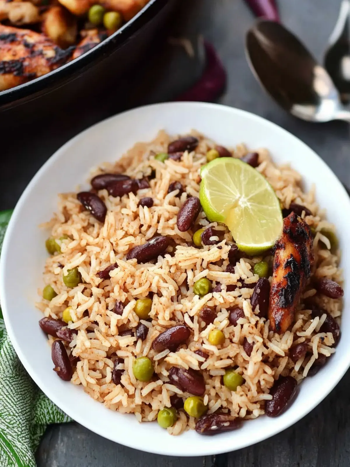 Irresistible Jamaican Rice And Peas That Steal the Show 2 Jamaican Rice And Peas