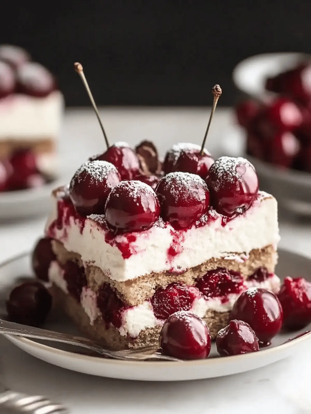 Cherry Amaretto Tiramisu: Your New Favorite No-Bake Dessert 2 Cherry Amaretto Tiramisu