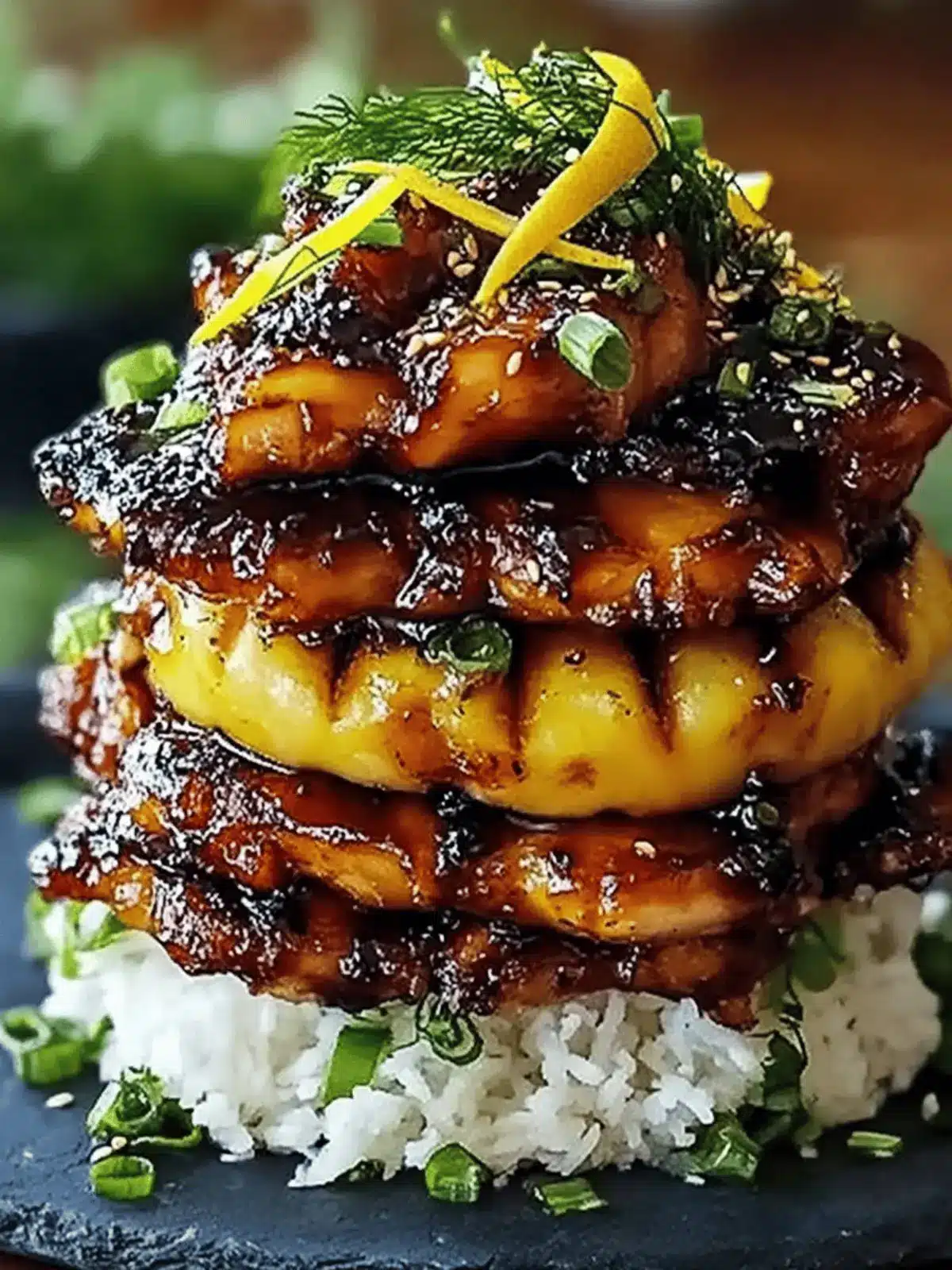 Hawaiian Huli Huli Chicken Stack Elevate Your Dinner Game 4 Hawaiian Huli Huli Chicken Stack