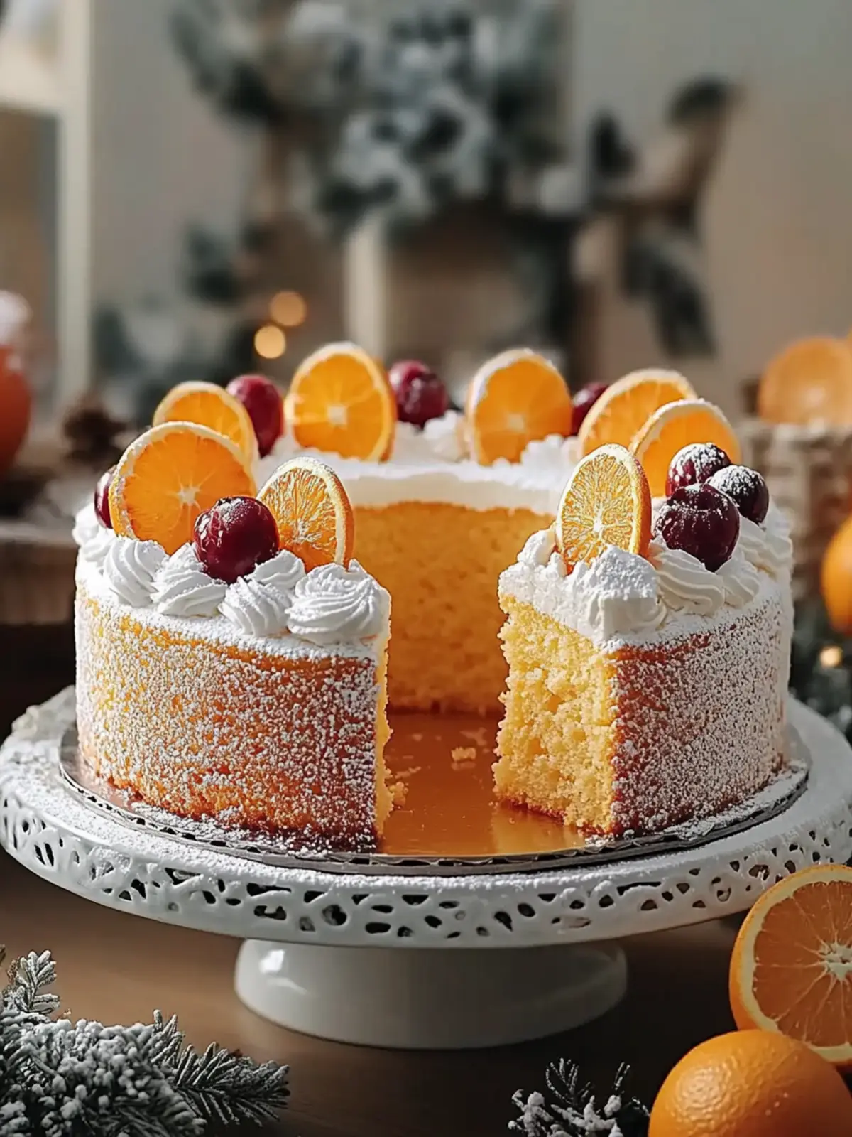 Light and Fluffy Christmas Orange Chiffon Cake to Brighten Your Holiday 2 Christmas Orange Chiffon Cake