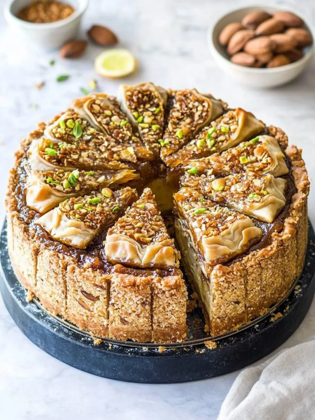 Indulge in Baklava Cheesecake Bliss for Your Next Treat 4 Baklava Cheesecake