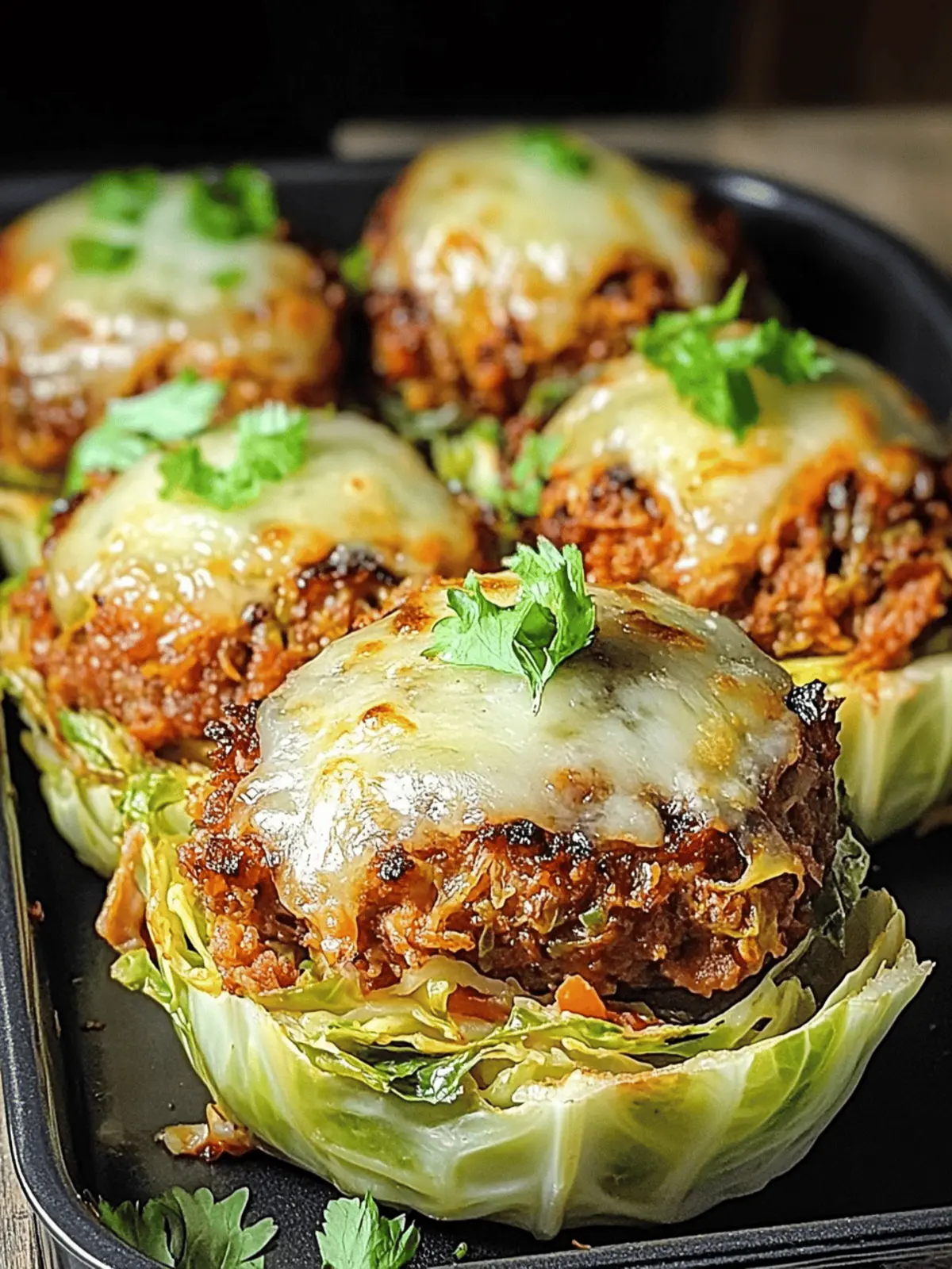 Oven-Baked Cabbage Burgers: Healthy, Flavorful Weeknight Meal 4 Oven-Baked Cabbage Burgers