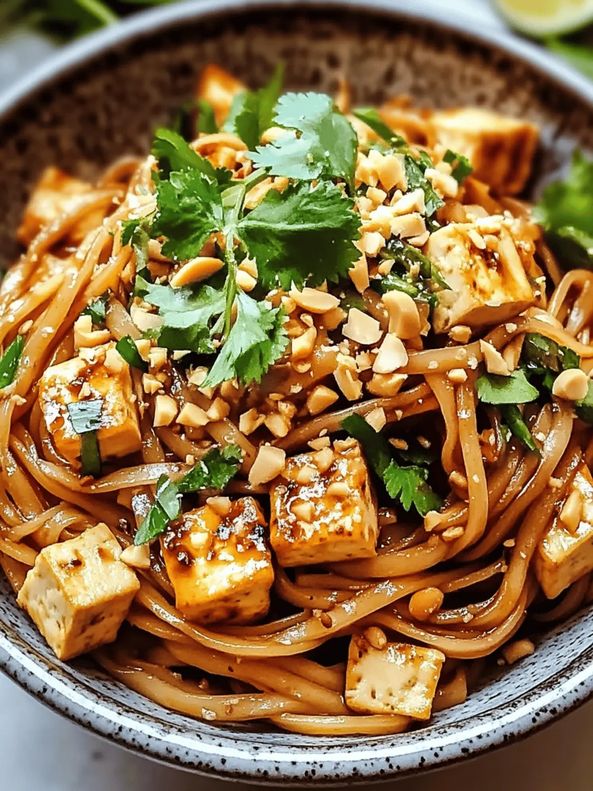 Delicious Thai Peanut Tofu Noodles for Comfort Food Lovers 4 Thai Peanut Tofu Noodles