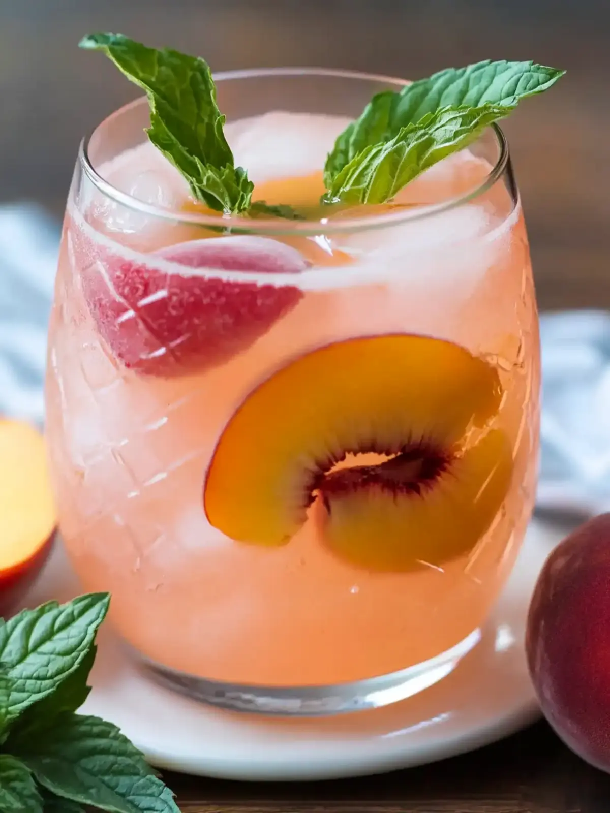 Sip into Summer with a Refreshing Peach Blossom Mocktail 2 Peach Blossom Mocktail