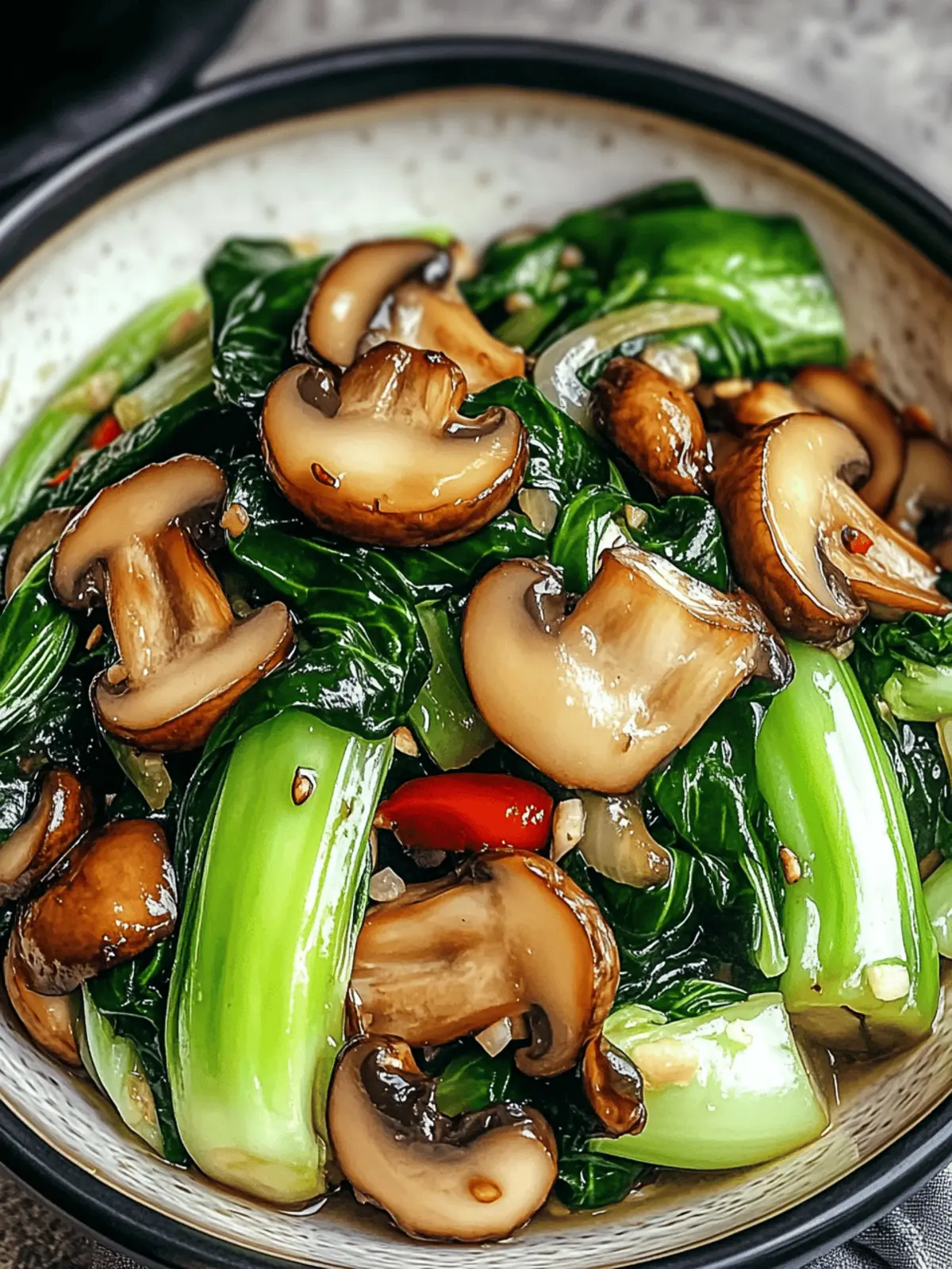 Easy Bok Choy and Mushroom Stir Fry Ready in 15 Minutes 2 Bok Choy and Mushroom Stir Fry