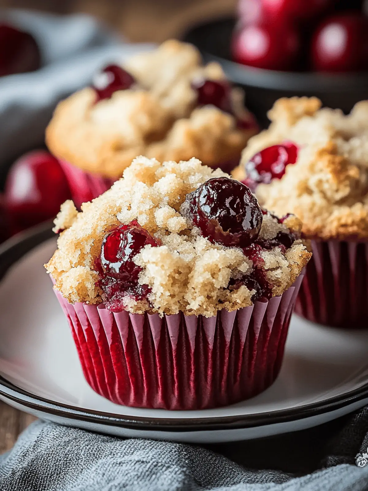 Deliciously Easy Cherry Cobbler Muffins for Every Occasion 3 Cherry Cobbler Muffins