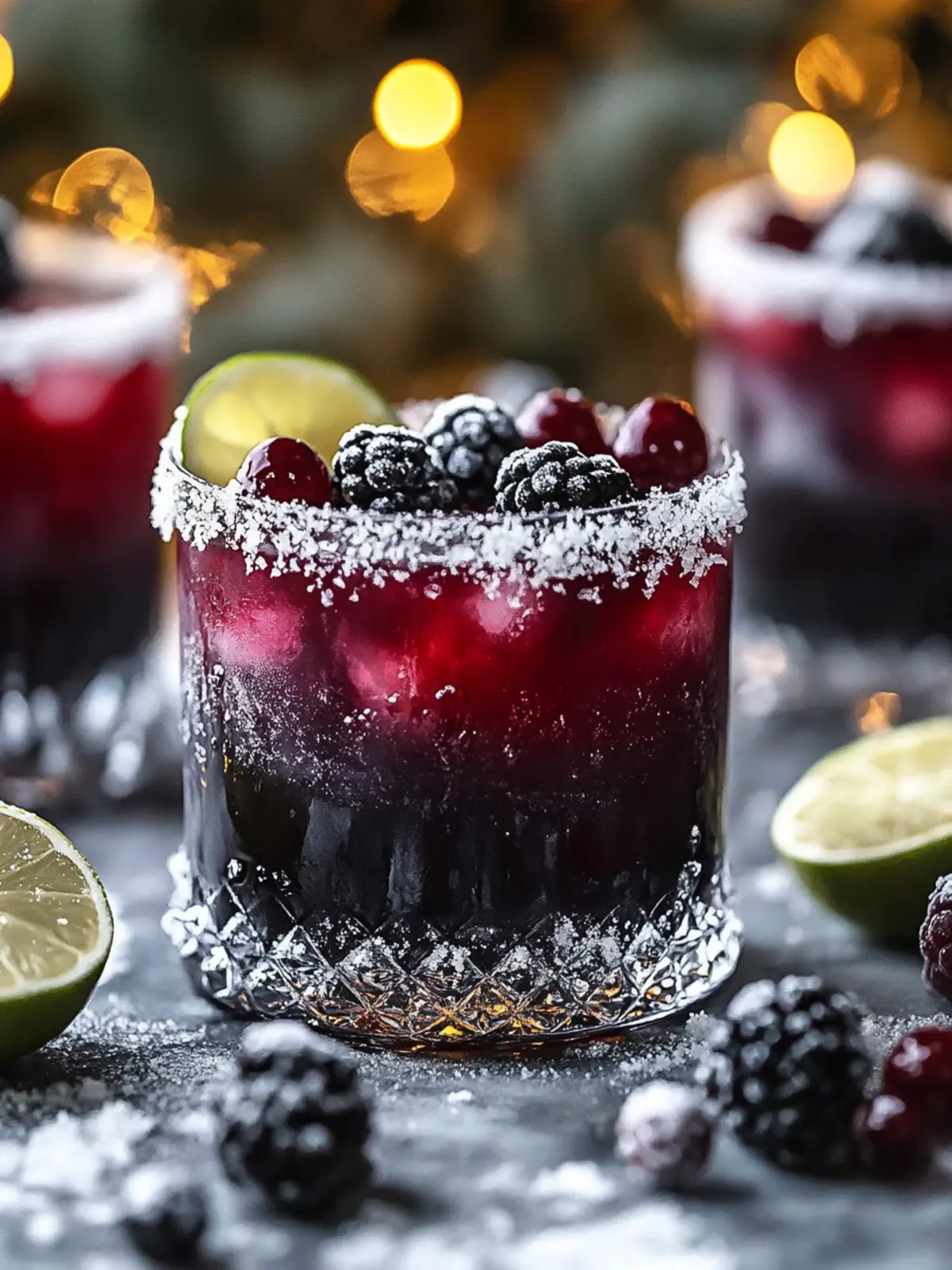 Midnight Frost Christmas Punch: Festive Berry Bliss Unleashed 2 Midnight Frost Christmas Punch