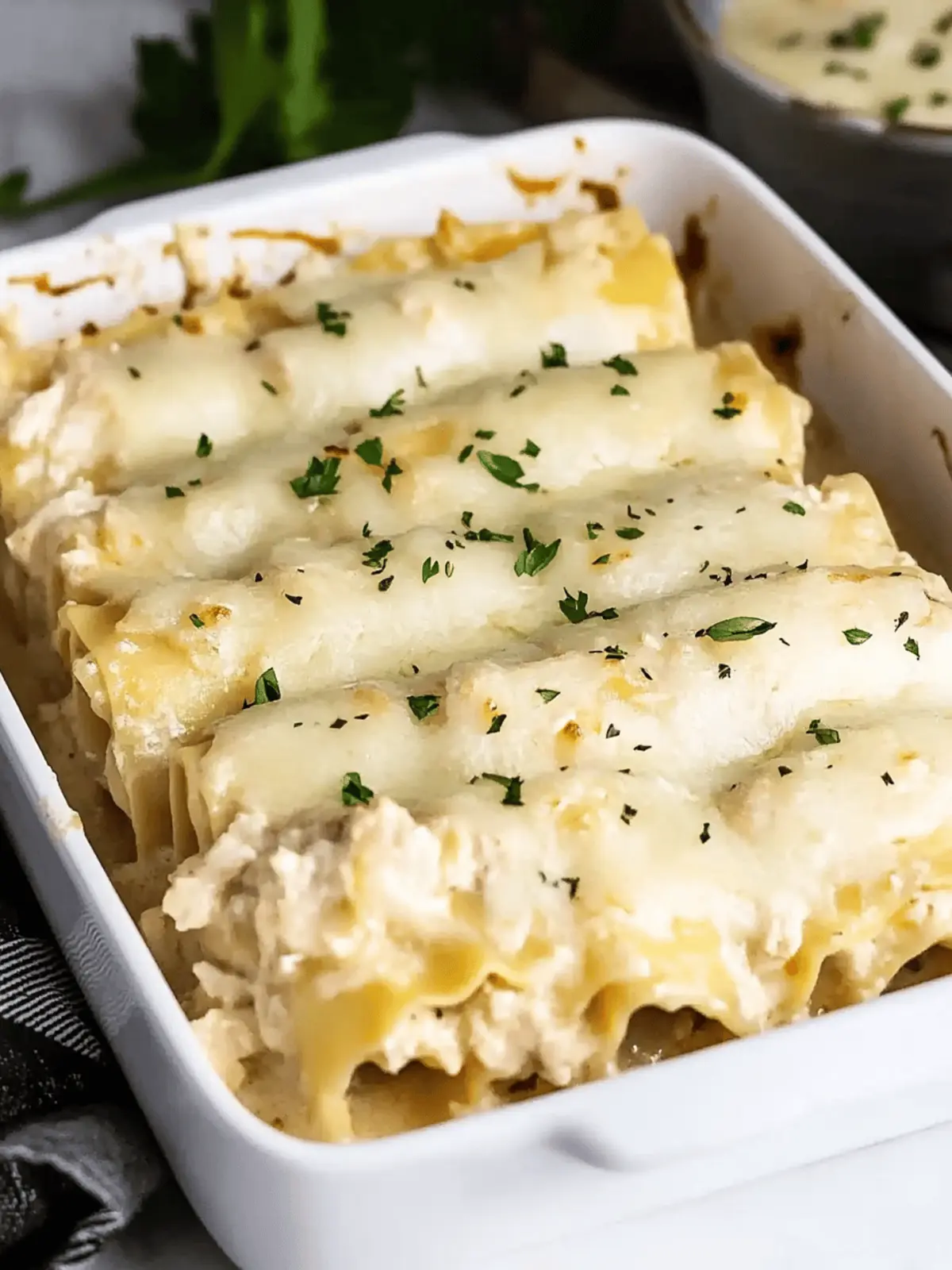 Creamy Chicken Alfredo Lasagna Roll Ups You'll Crave 3 Chicken Alfredo Lasagna Roll Ups