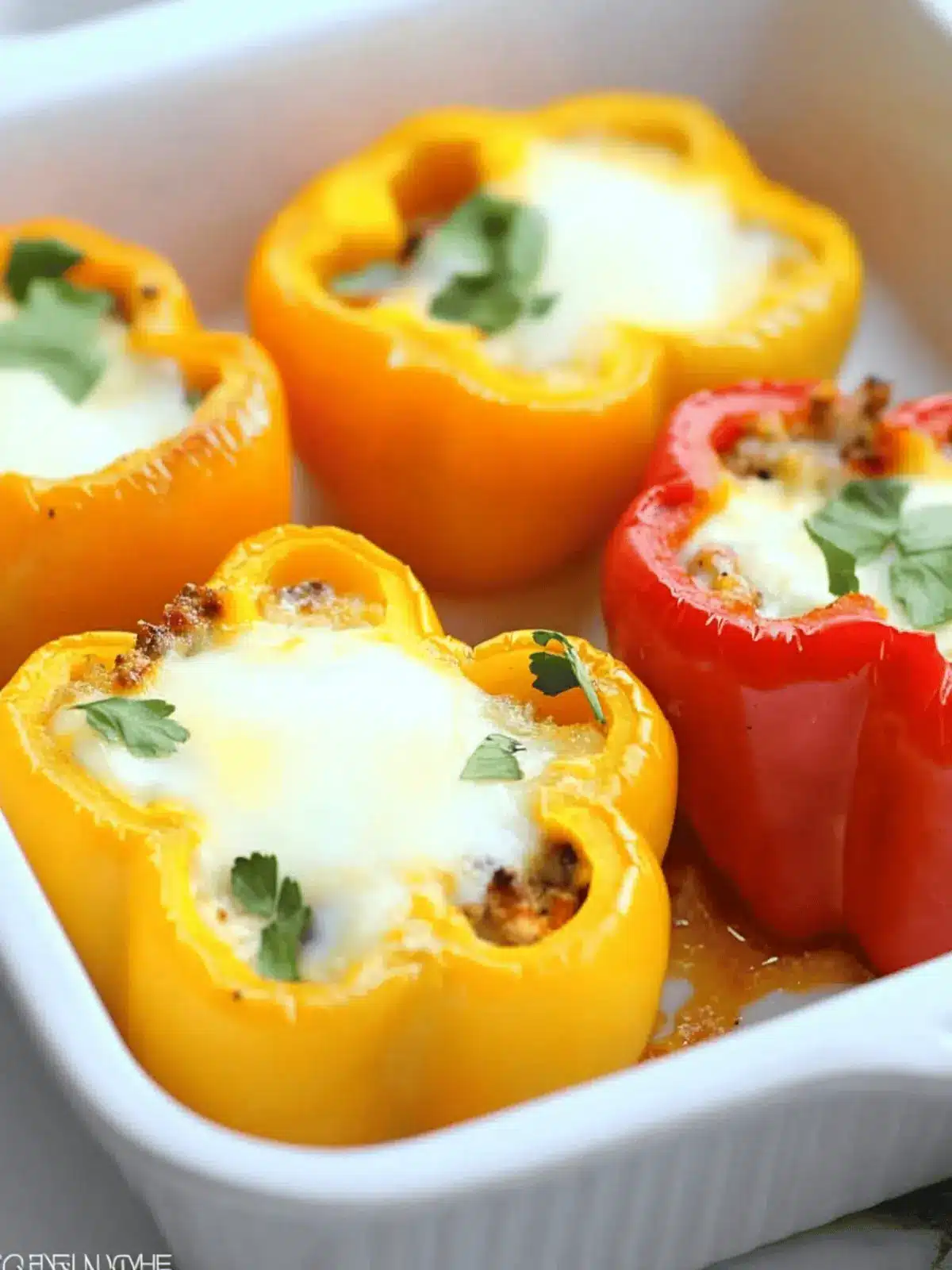 Breakfast Stuffed Peppers: A Hearty Brunch Delight 2 Breakfast Stuffed Peppers
