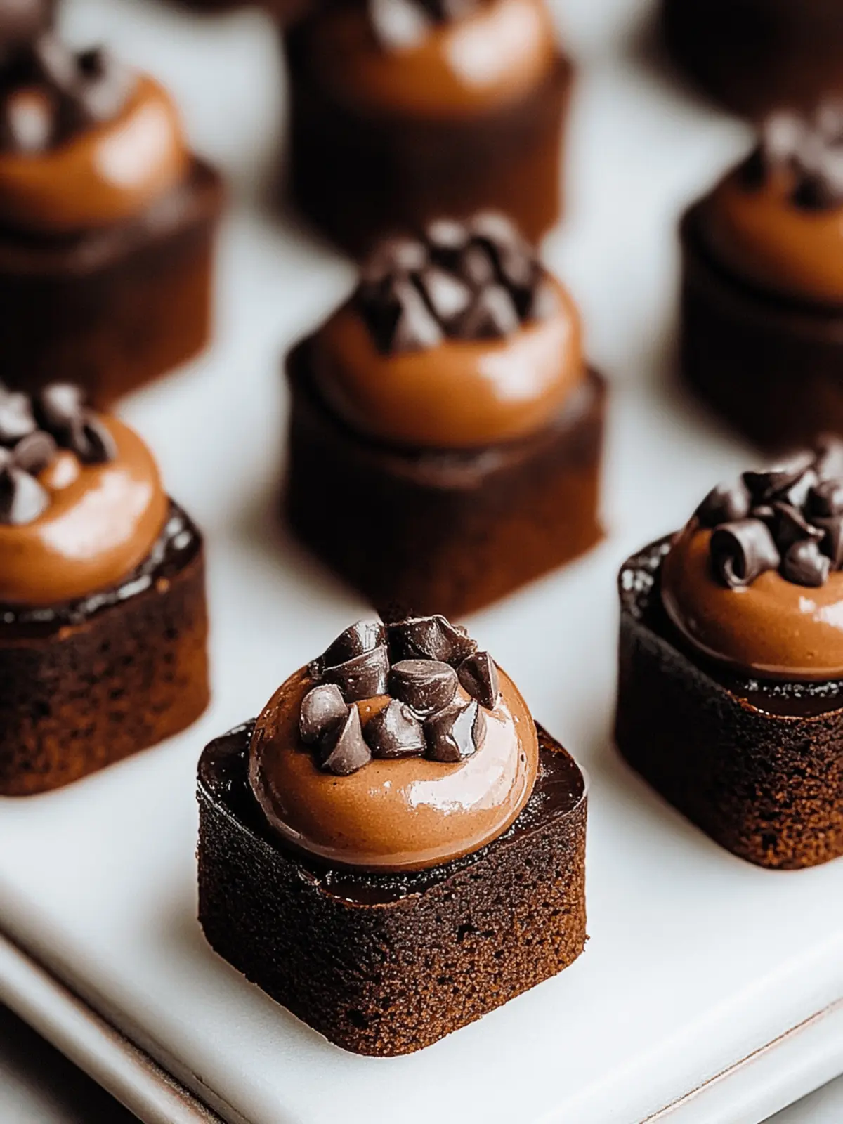 Decadent Brownie Petit Fours to Impress Your Guests 3 Brownie Petit Fours
