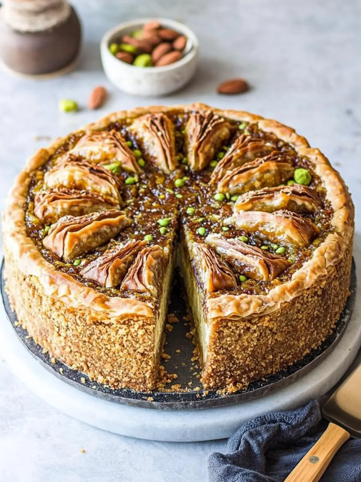 Indulge in Baklava Cheesecake Bliss for Your Next Treat 3 Baklava Cheesecake