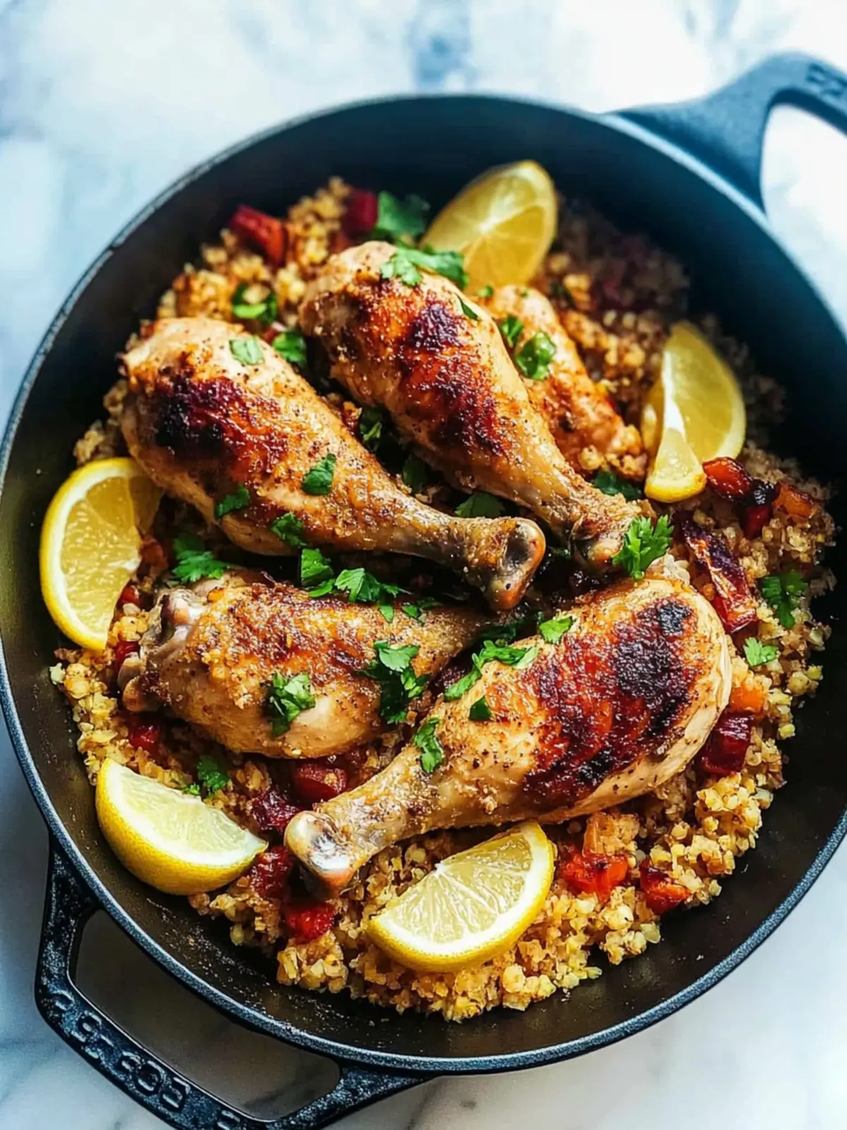 Spanish Chicken And Cauliflower Rice for a Flavorful Feast 3 Spanish Chicken And Cauliflower Rice