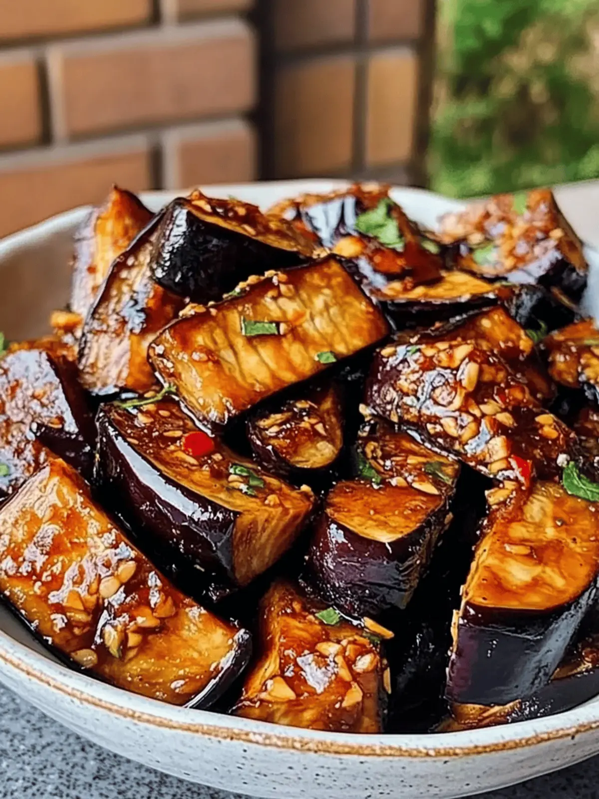 Sticky Garlic Eggplant That's Absolutely Finger-Licking Good 3 Sticky Garlic Eggplant