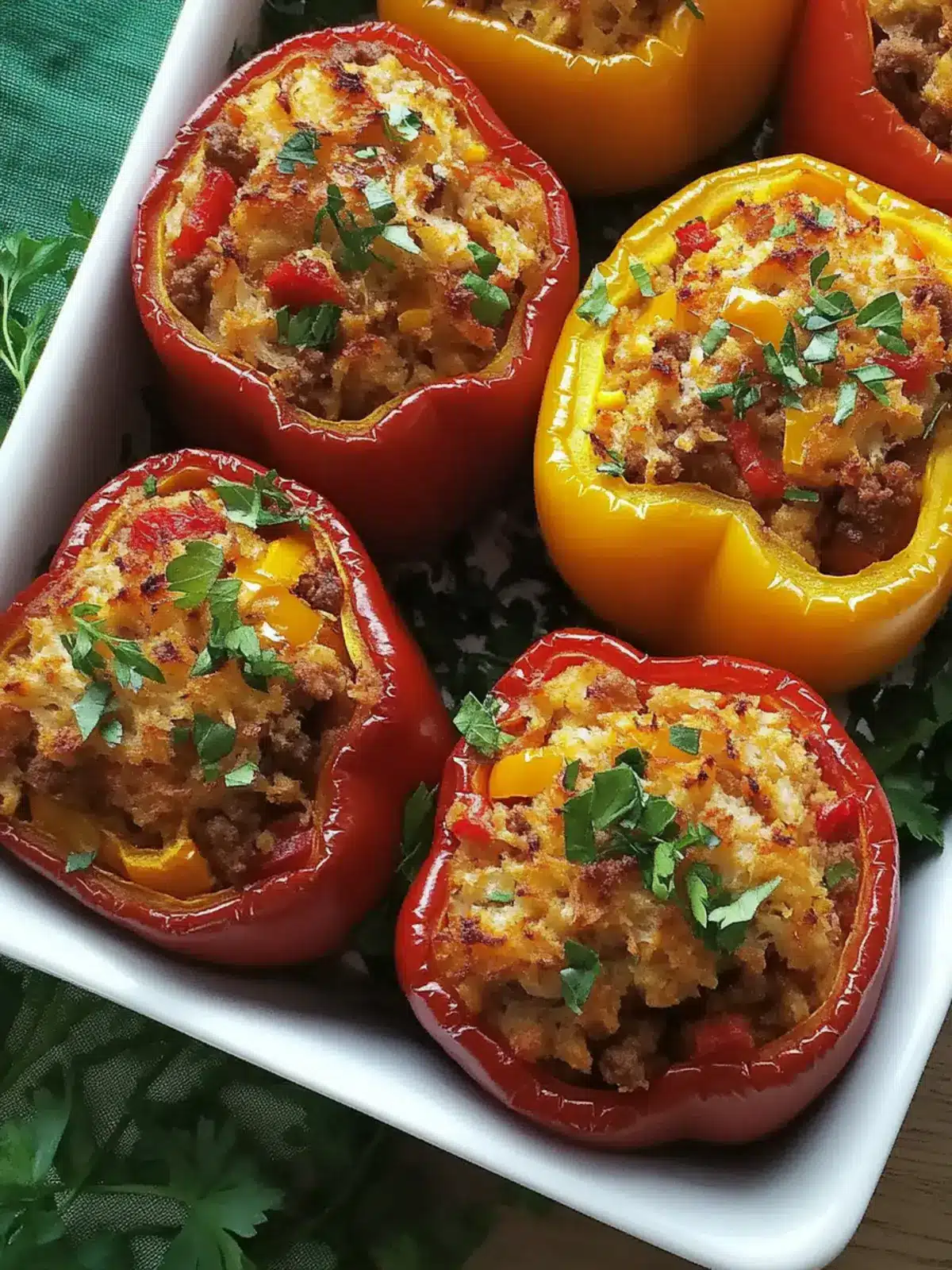 Chorizo Stuffed Peppers: A Flavor-Packed Homemade Delight 2 Chorizo Stuffed Peppers