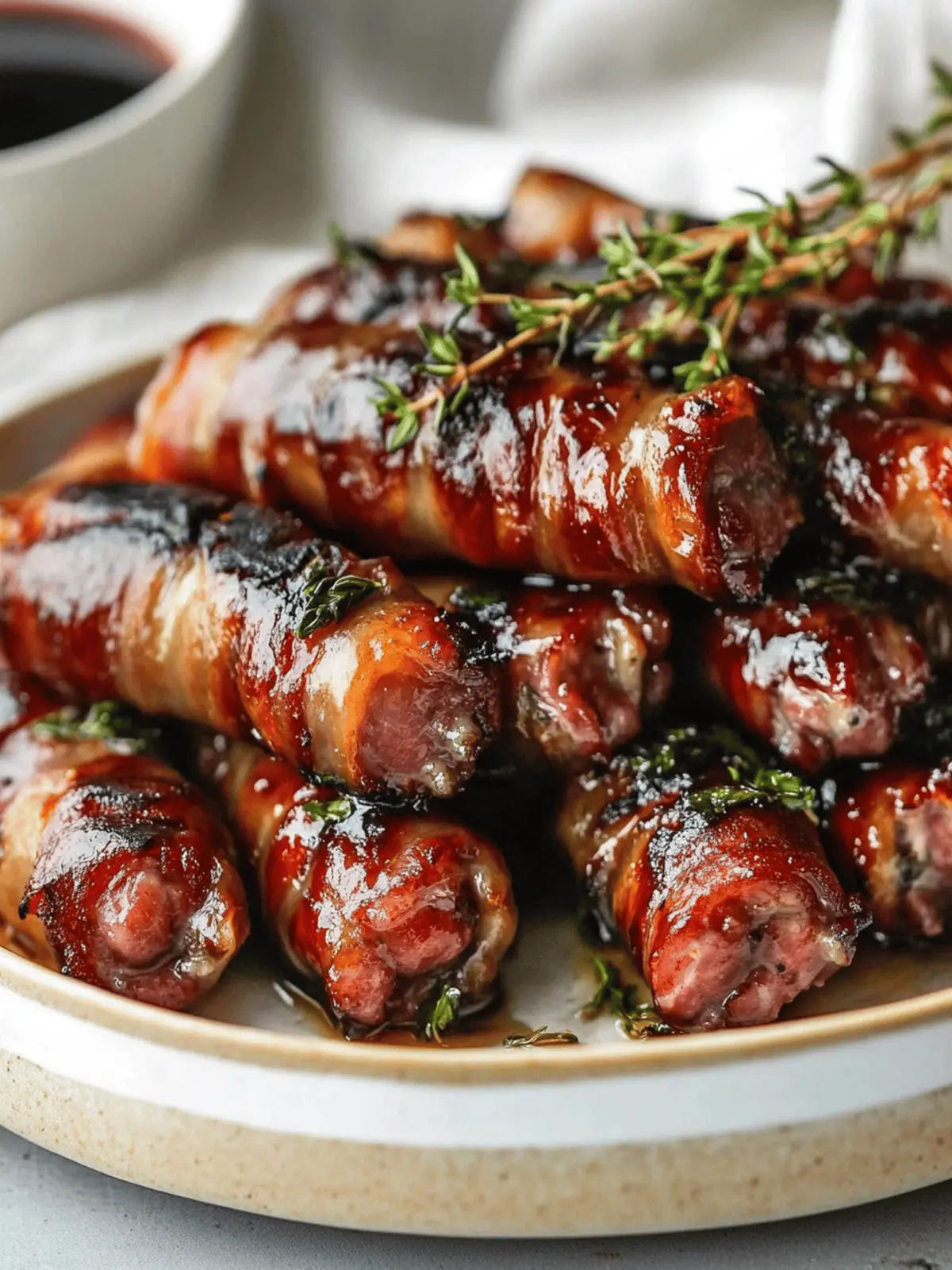 Irresistible Sticky Pigs in Blankets for Your Next Feast 3 Sticky Pigs in Blankets