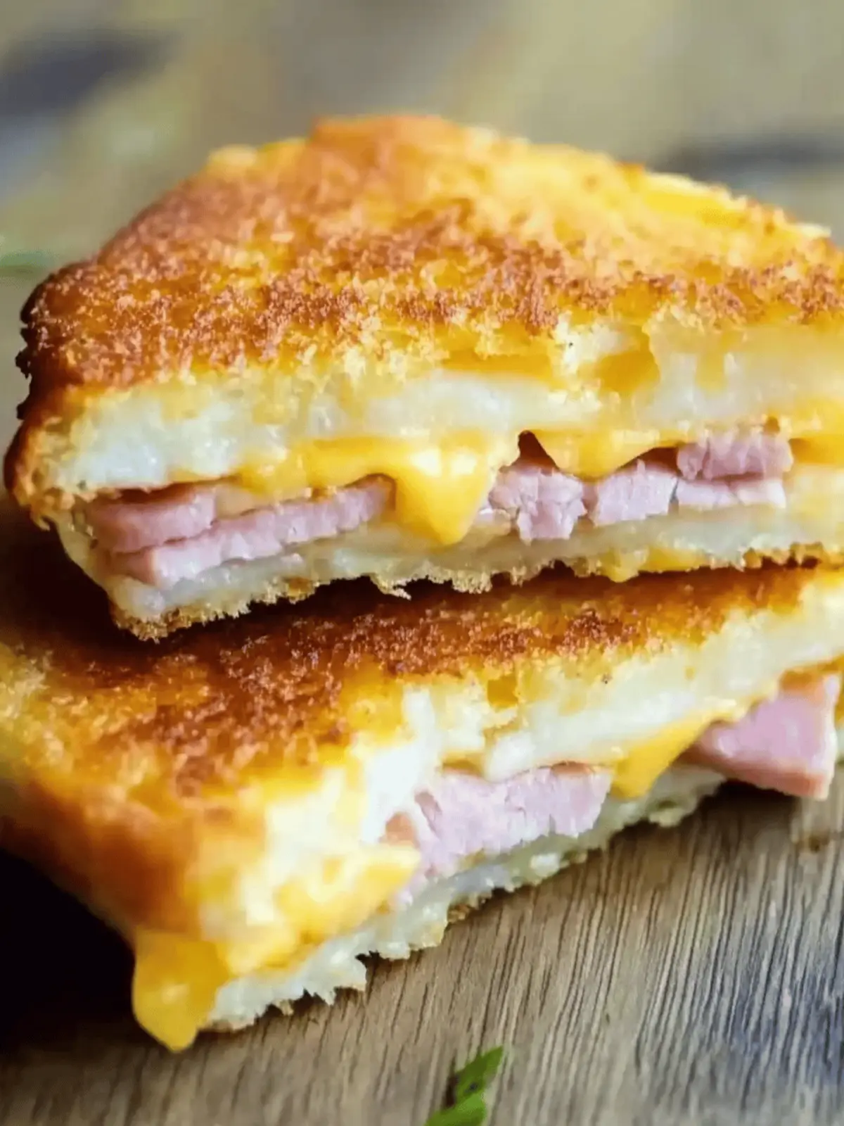 Fried Ham and Cheese Sandwiches That Are Keto and Crispy Delights 2 Fried Ham and Cheese Sandwiches
