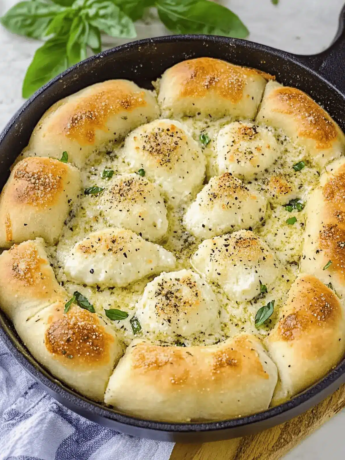 Creamy White Pizza Dip with Garlic Knots for Cozy Nights 3 White Pizza Dip