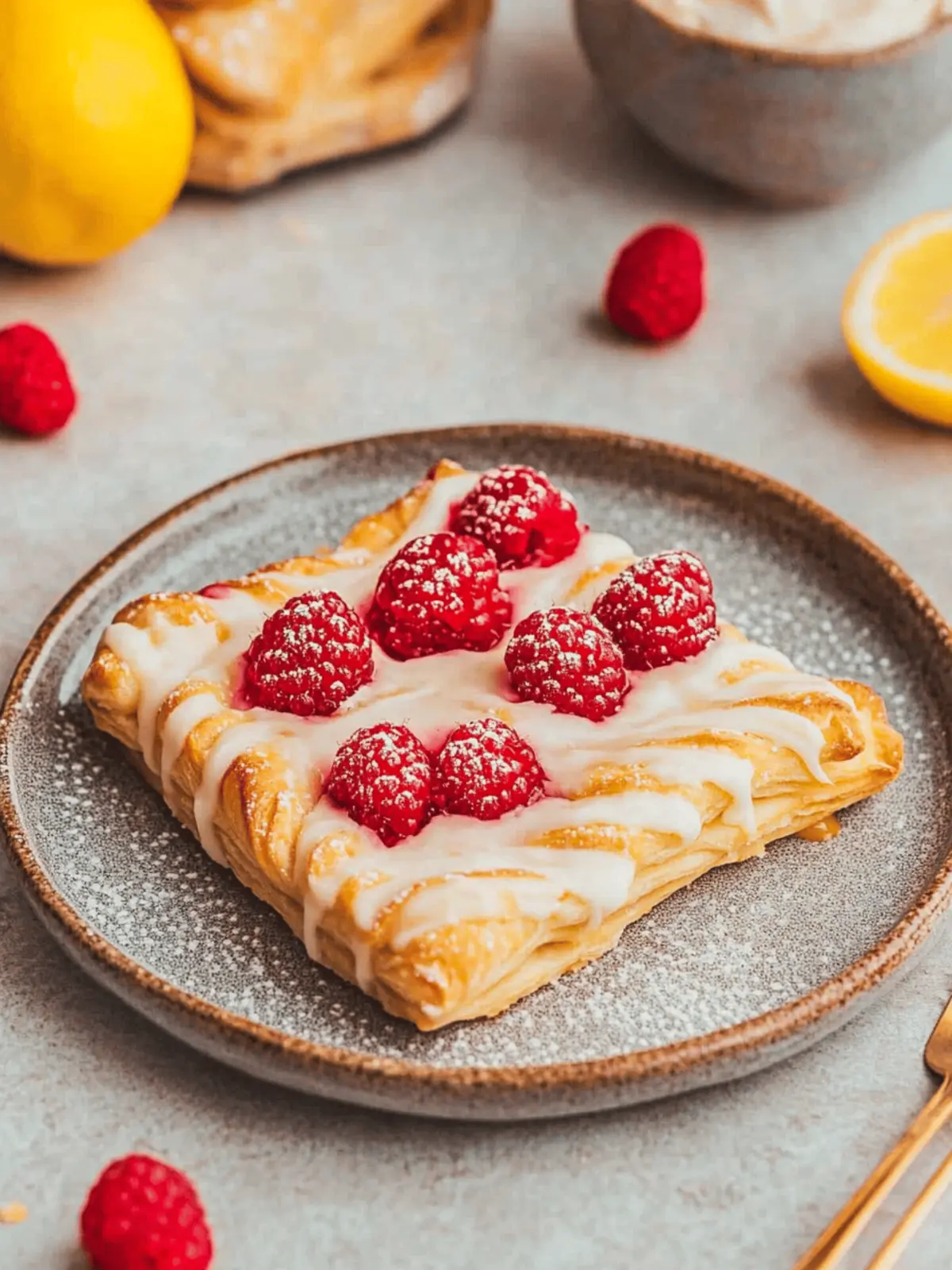 Raspberry Danish With Lemon Cream for a Sweet Morning Treat 3 Raspberry Danish With Lemon Cream