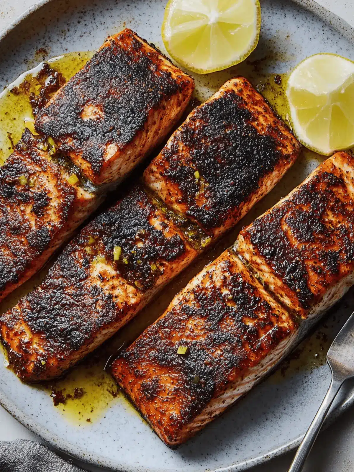 Savory Blackened Salmon in 15 Minutes or Less 4 Blackened Salmon