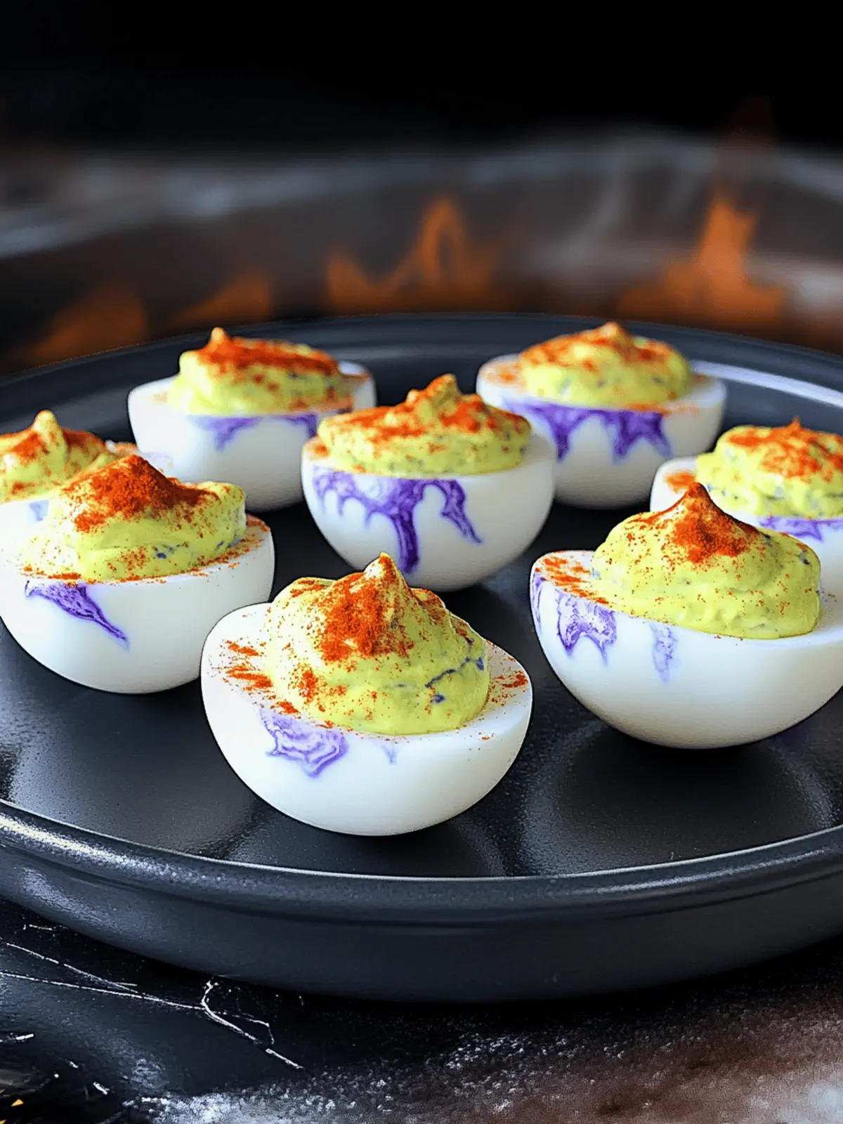 Halloween Deviled Eggs: Creepy Treats for a Spooktacular Party 4 Halloween Deviled Eggs