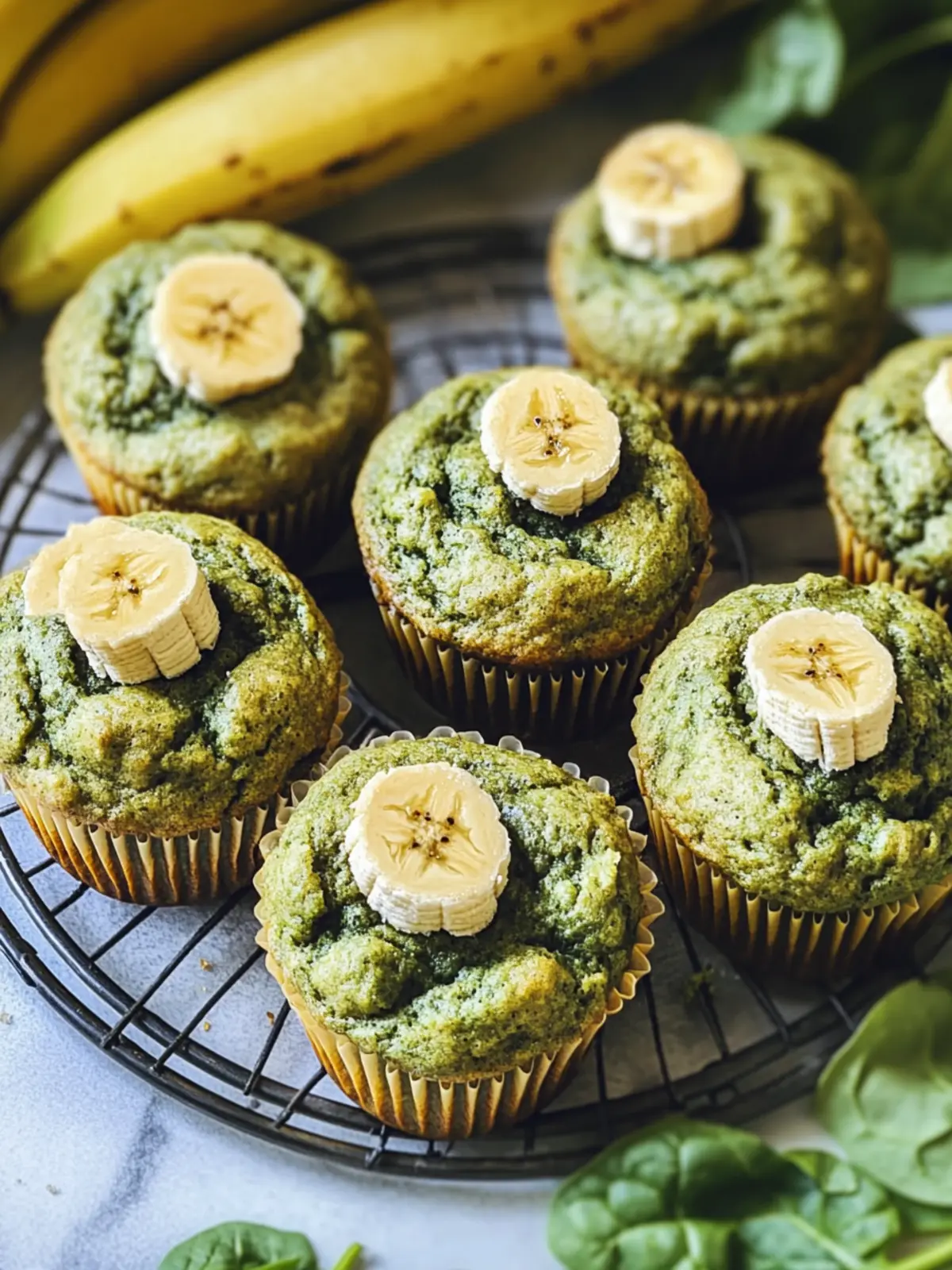 Delicious Spinach Banana Muffins Packed with Hidden Goodness 3 Spinach Banana Muffins