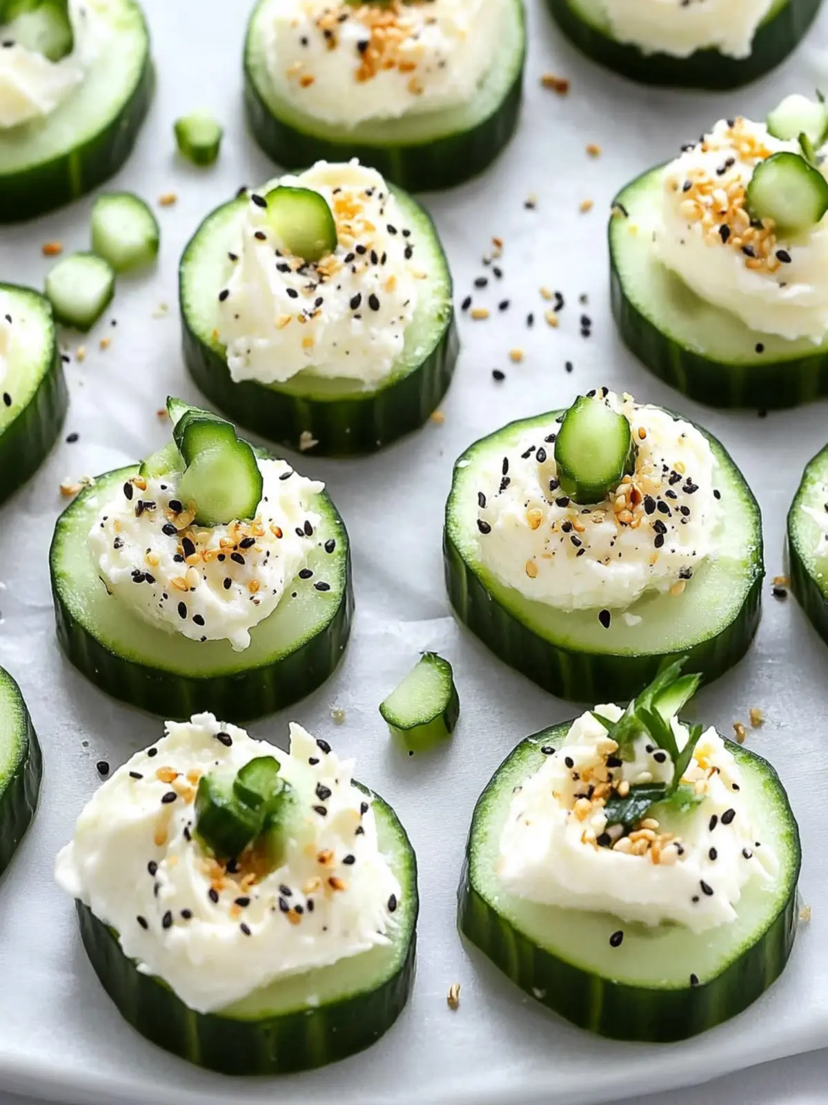 Super Tasty Everything Bagel Cucumber Bites You Must Try 3 Everything Bagel Cucumber Bites