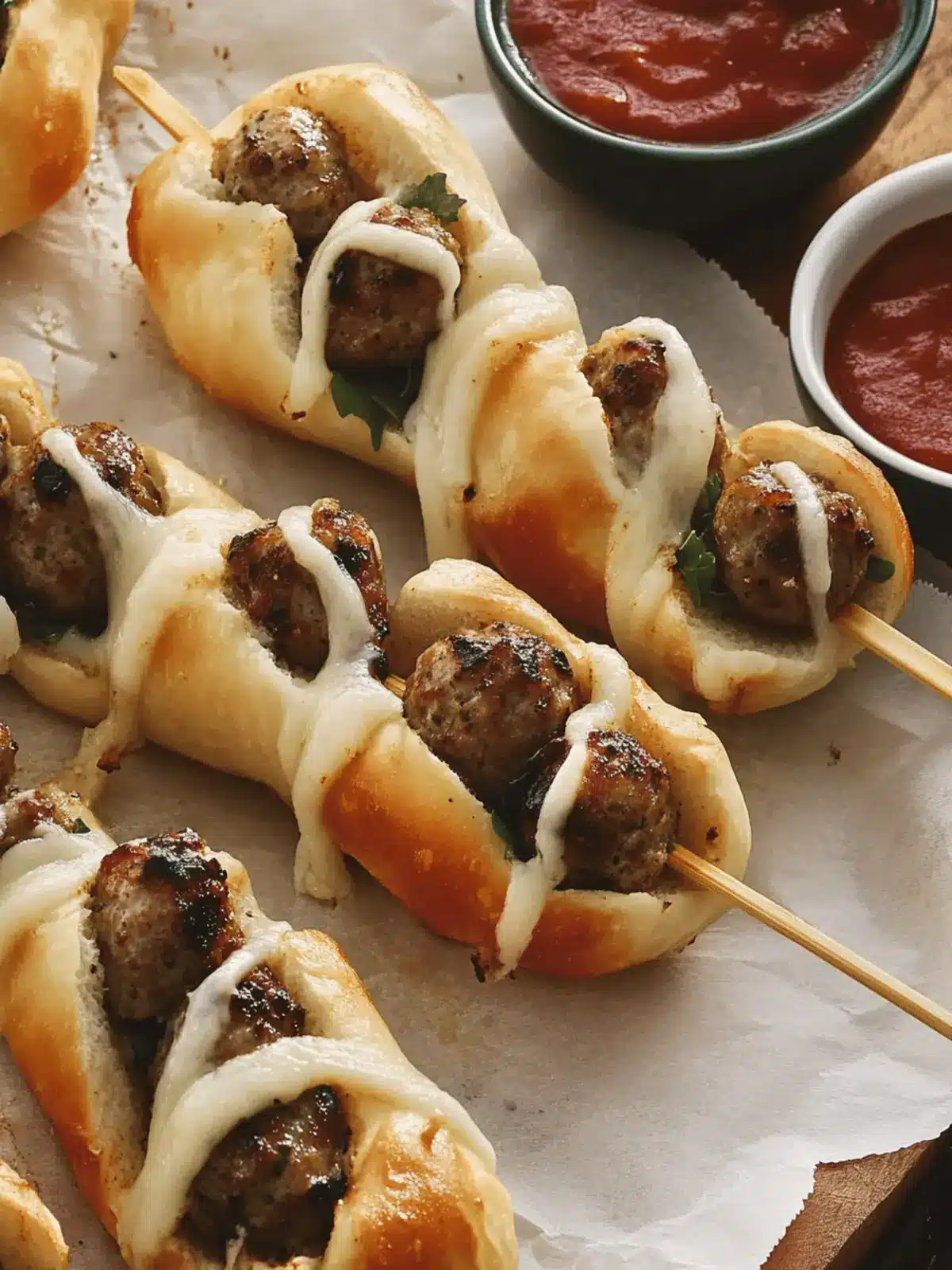 Savory Meatball Sub Skewers for a Fun Family Dinner 2 Meatball Sub Skewers