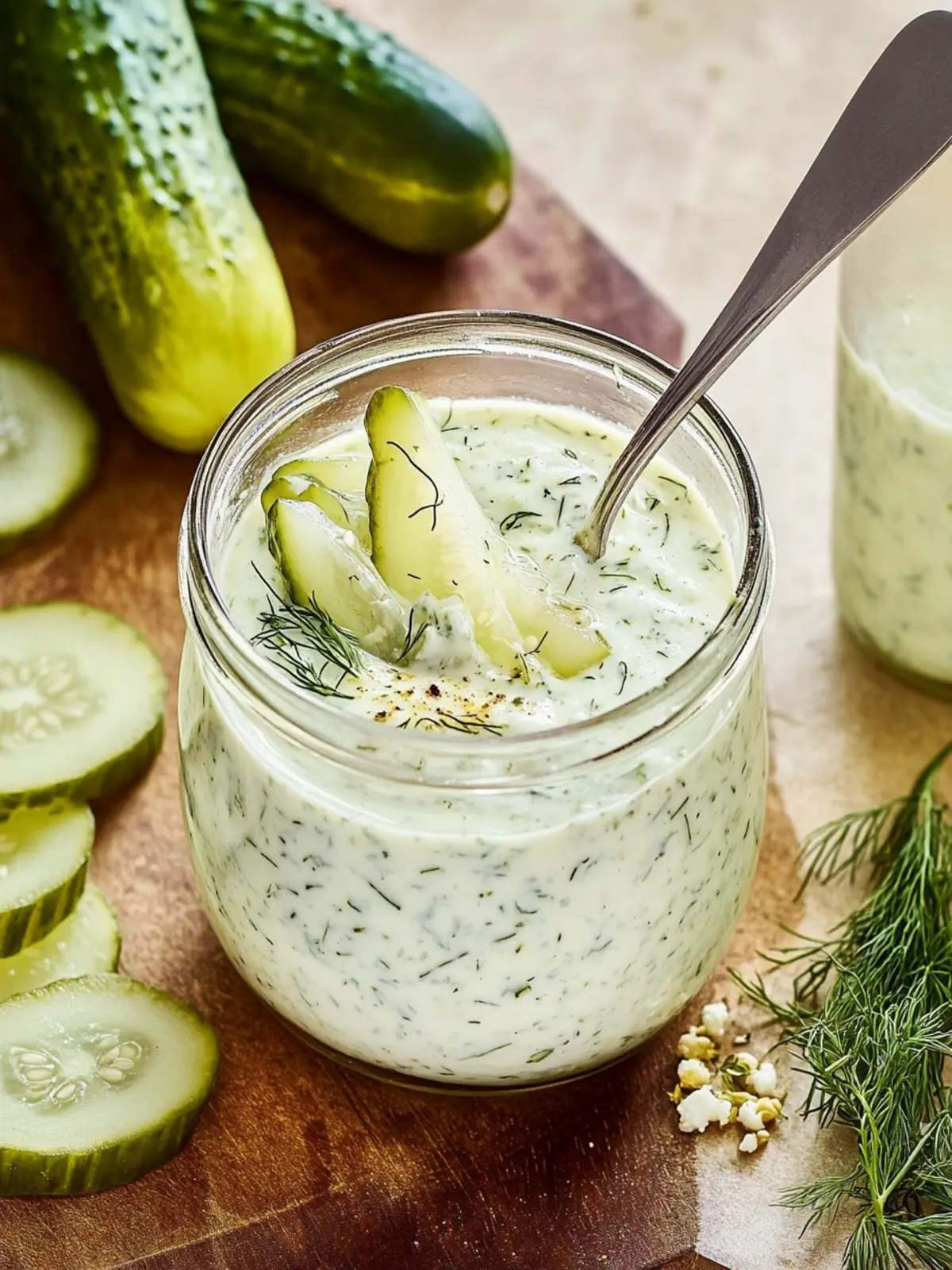 Dill Pickle Cottage Cheese Ranch for a Flavorful Twist 3 Dill Pickle Cottage Cheese Ranch