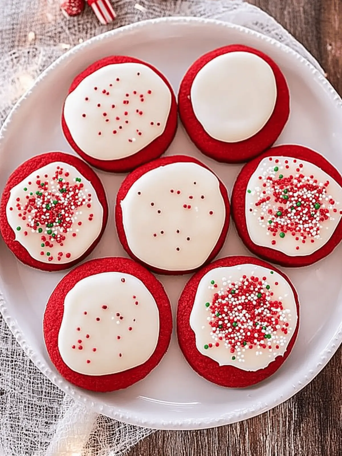 Irresistible Christmas Red Velvet Sugar Cookies Delight 3 Christmas Red Velvet Sugar Cookies