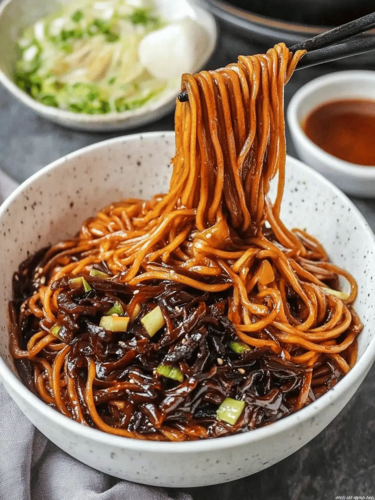 Scrumptious Vegan Jjajangmyeon: Make Fast Food a Distant Memory 2 Vegan Jjajangmyeon
