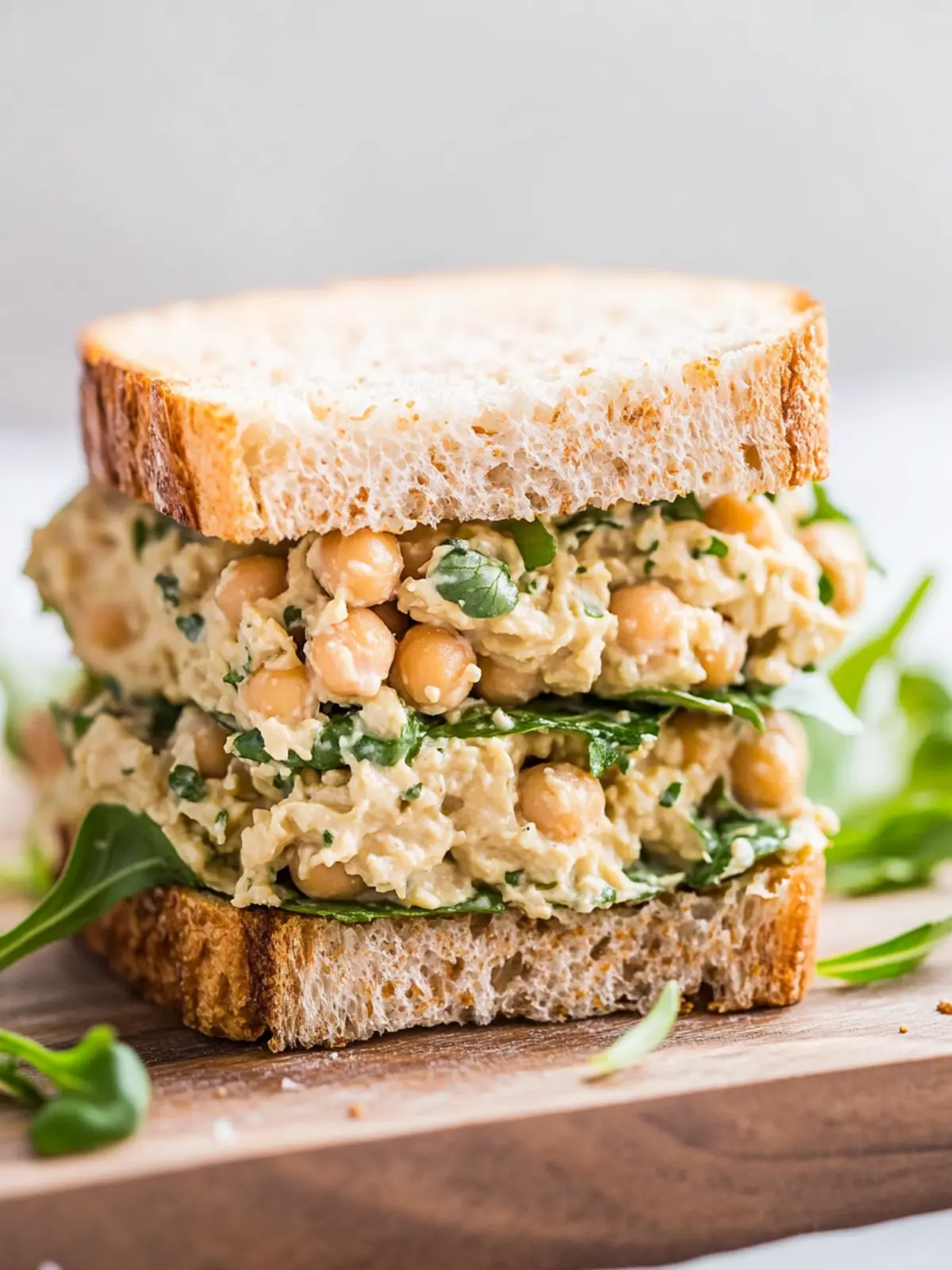 Crispy Chickpea Salad Sandwich for a Fresh Flavor Boost 2 Chickpea Salad Sandwich