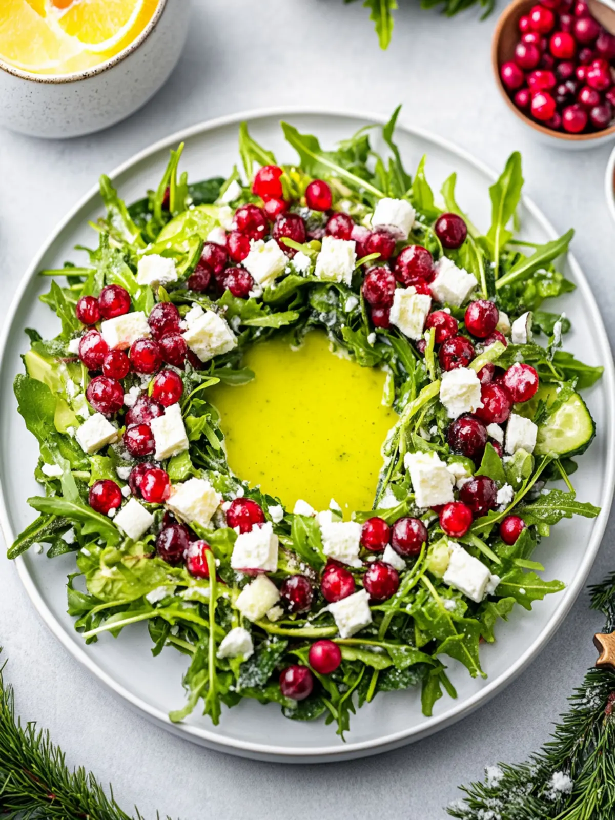Colorful Christmas Wreath Salad to Dazzle Your Holiday Table 3 Christmas Wreath Salad