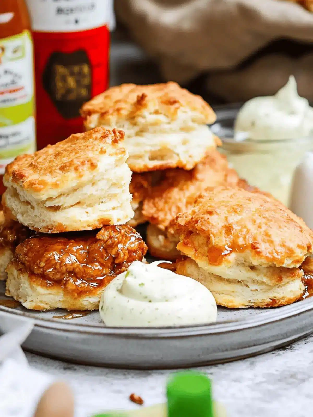 Irresistible Hot Honey Chicken Biscuits for Comfort Food Lovers 2 Hot Honey Chicken Biscuits