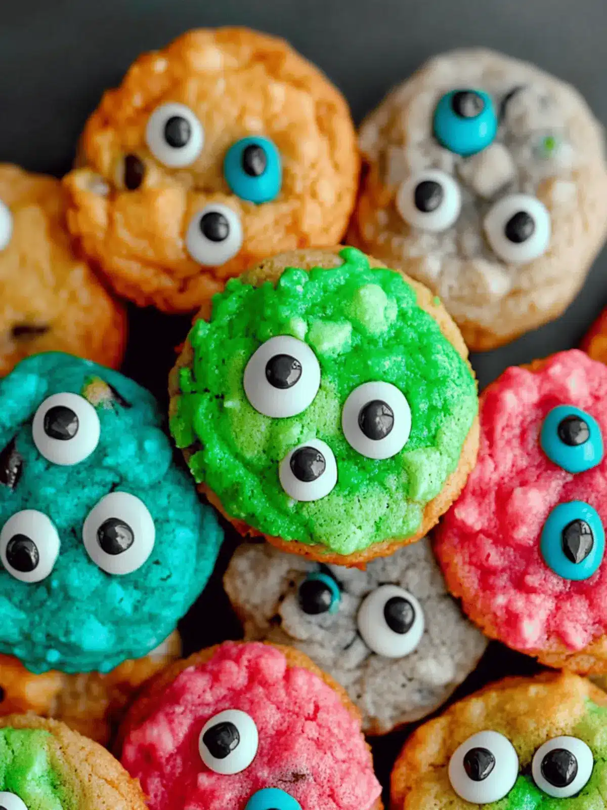 Gooey Monster Cookies: Fun Halloween Treats Everyone Will Love 4 Gooey Monster Cookies