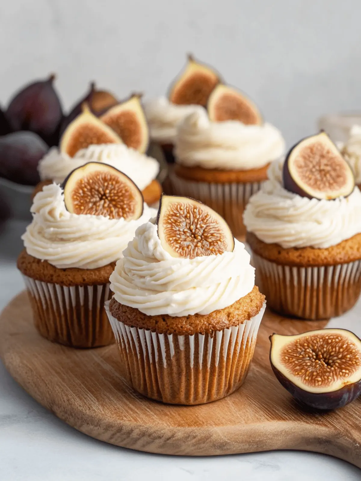 Fig Cupcakes with Honey Cream Cheese Frosting to Savor This Fall 3 Fig Cupcakes with Honey Cream Cheese Frosting